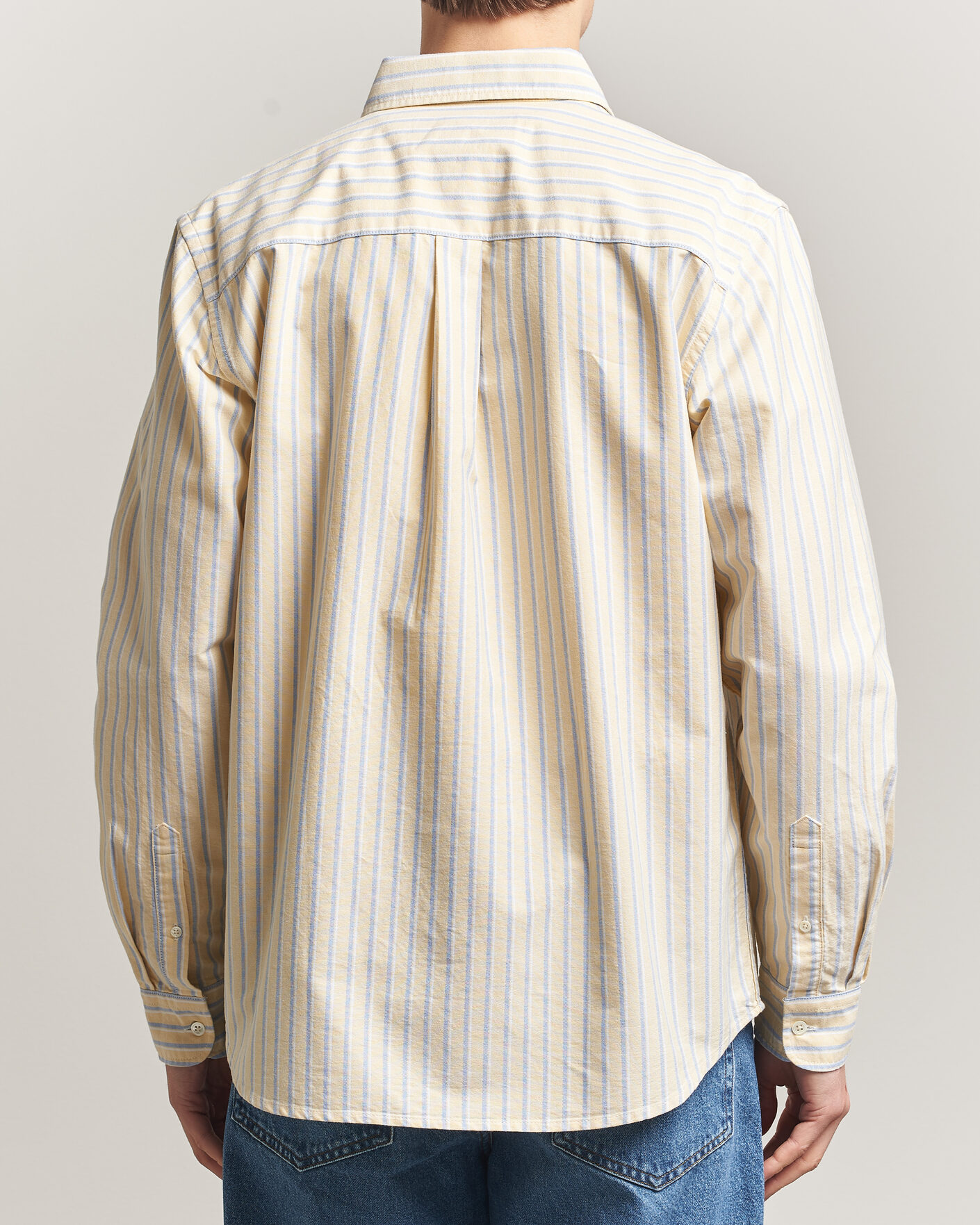 Uomini | Camicie | A Day's March | Original Oxford Shirt Yellow Multi