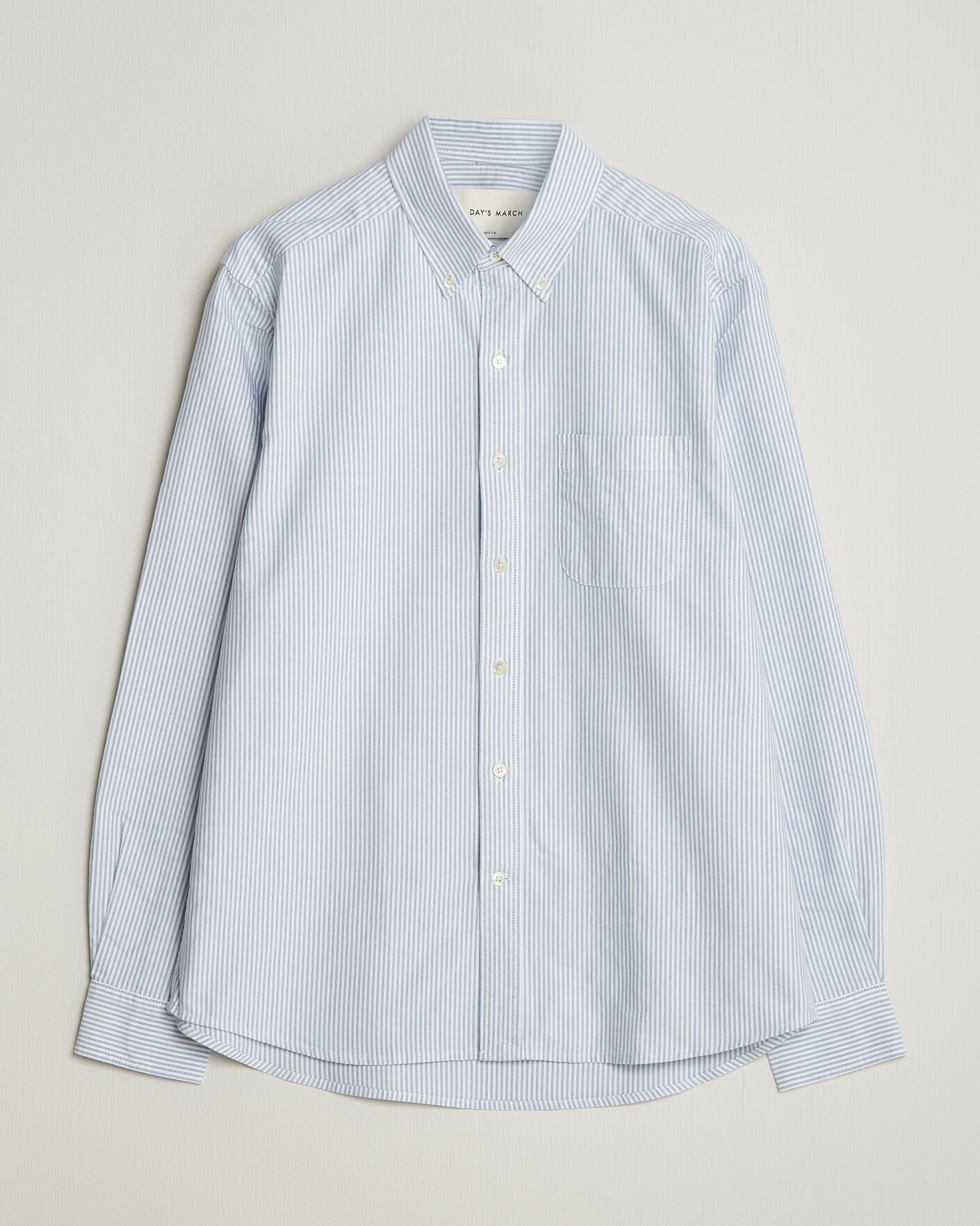 Uomini | Camicie | A Day's March | Original Oxford Shirt Blue/White