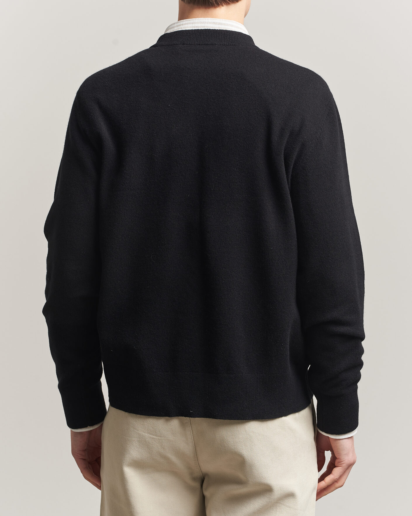 Uomini | Maglieria | A Day's March | Marlow Cashmere Blend Sweater Black