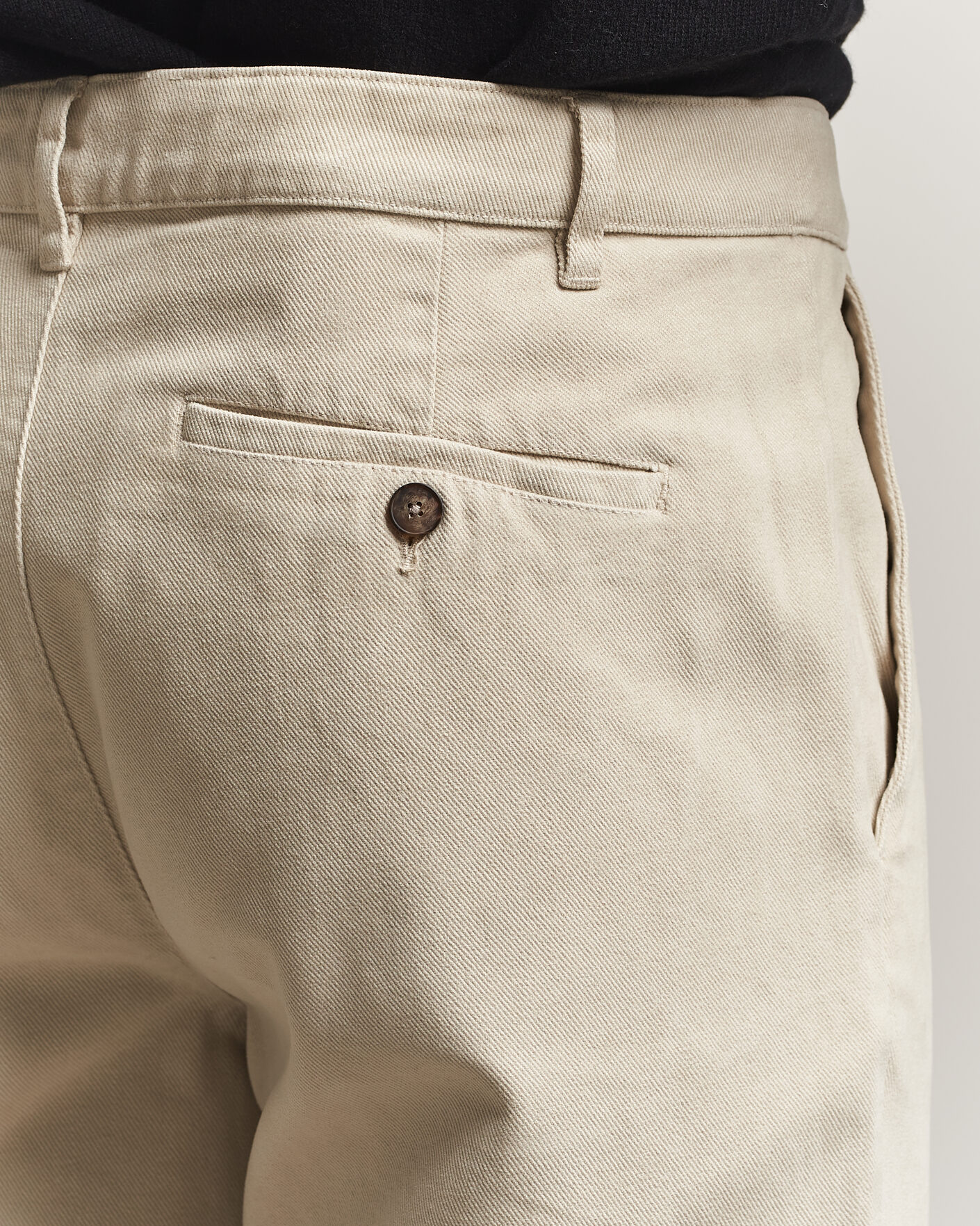 Uomini | Pantaloni | A Day's March | Miller Cotton Lyocell Trousers Light Khaki