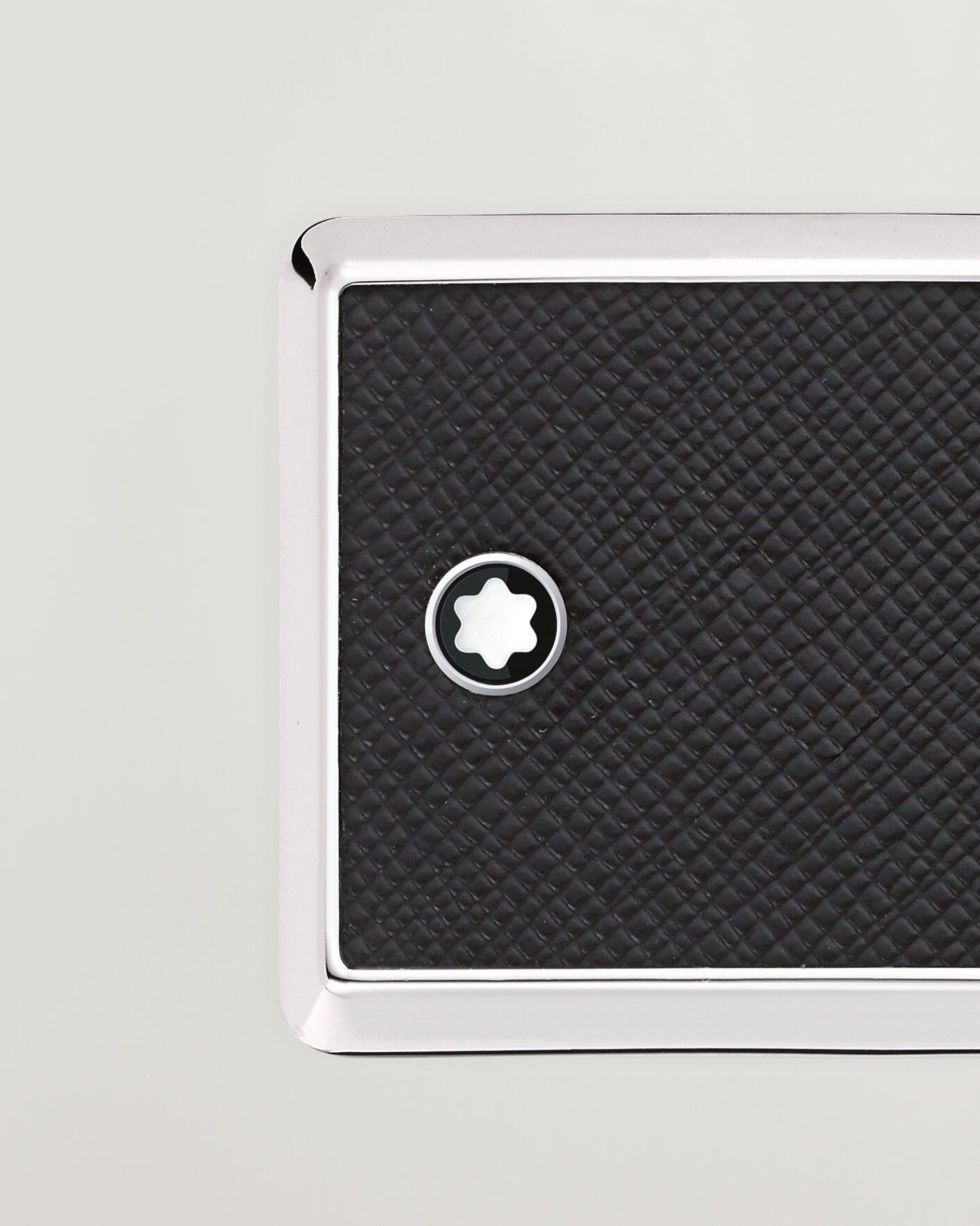 Uomini | Cinture | Montblanc | Marquetry Plate 30mm Leather Belt Black