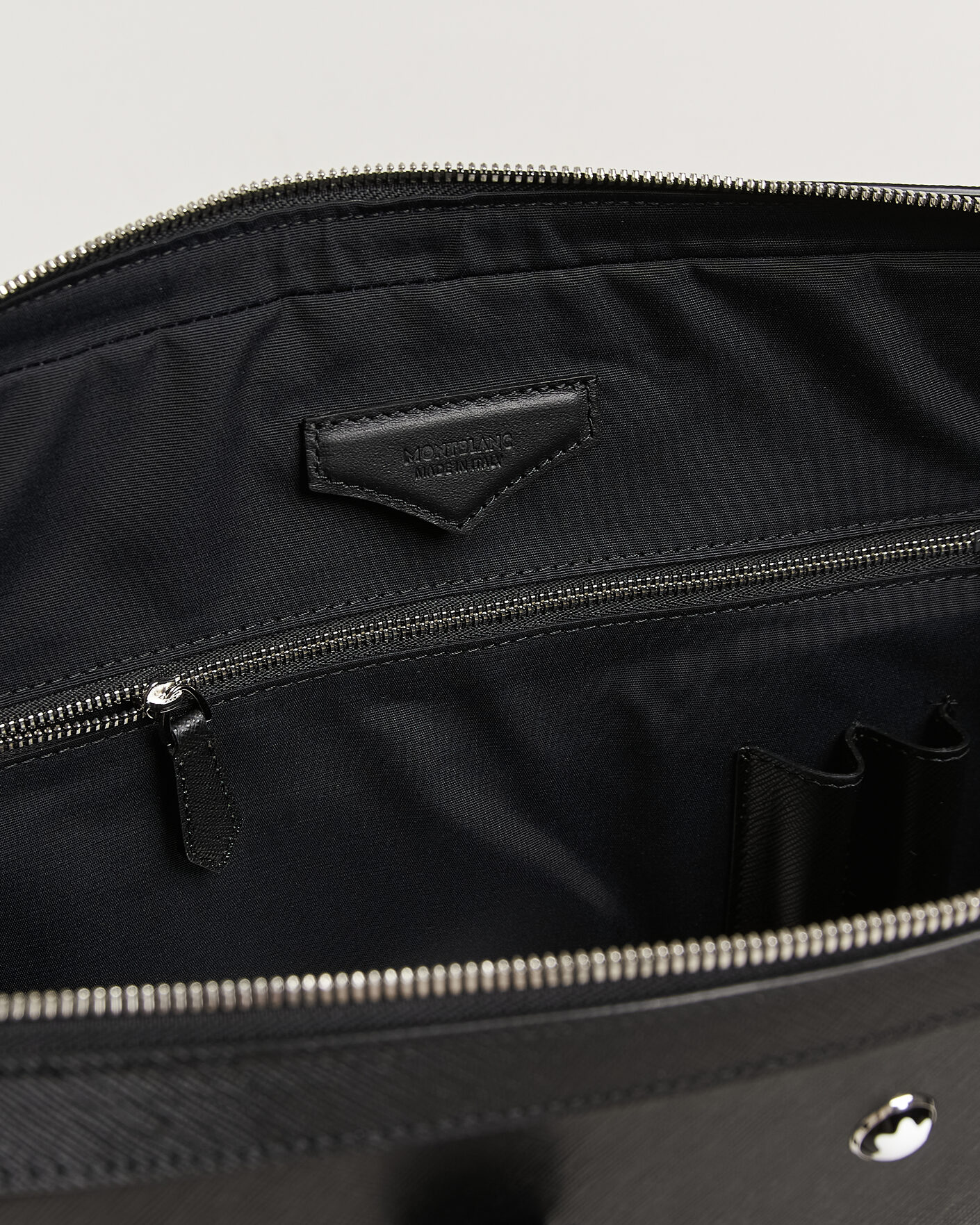 Uomini | Borse | Montblanc | Thin Sartorial Leather Briefcase Black