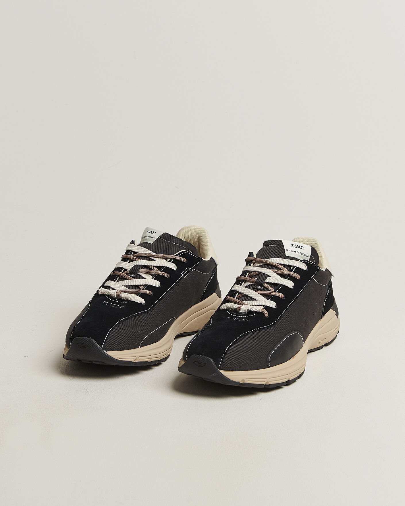 Uomini | Sneakers | Stepney Workers Club | Legion Suede Twill Sneaker Black