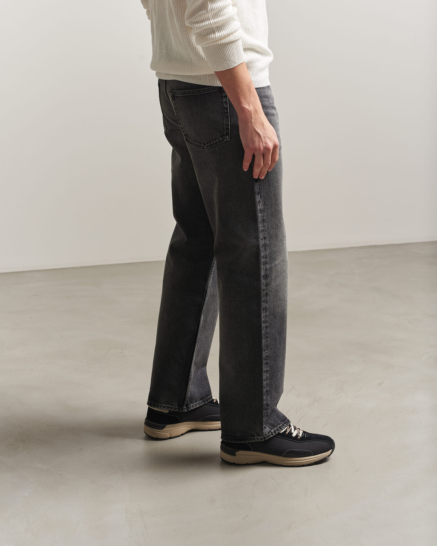 Uomini | Sneakers | Stepney Workers Club | Legion Suede Twill Sneaker Black