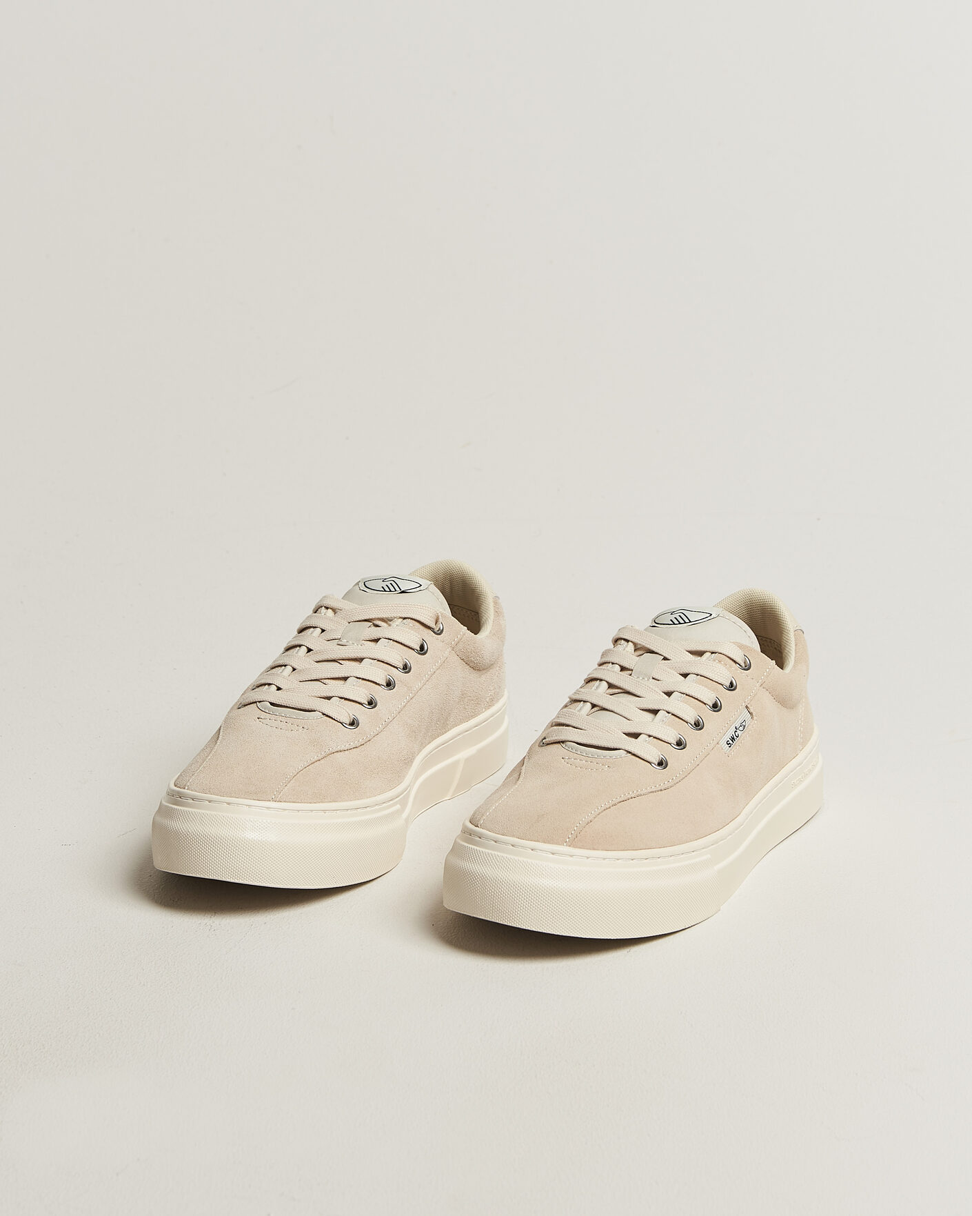Uomini | Sneakers | Stepney Workers Club | Dellow 02 Cupsole Suede Sneaker Oat