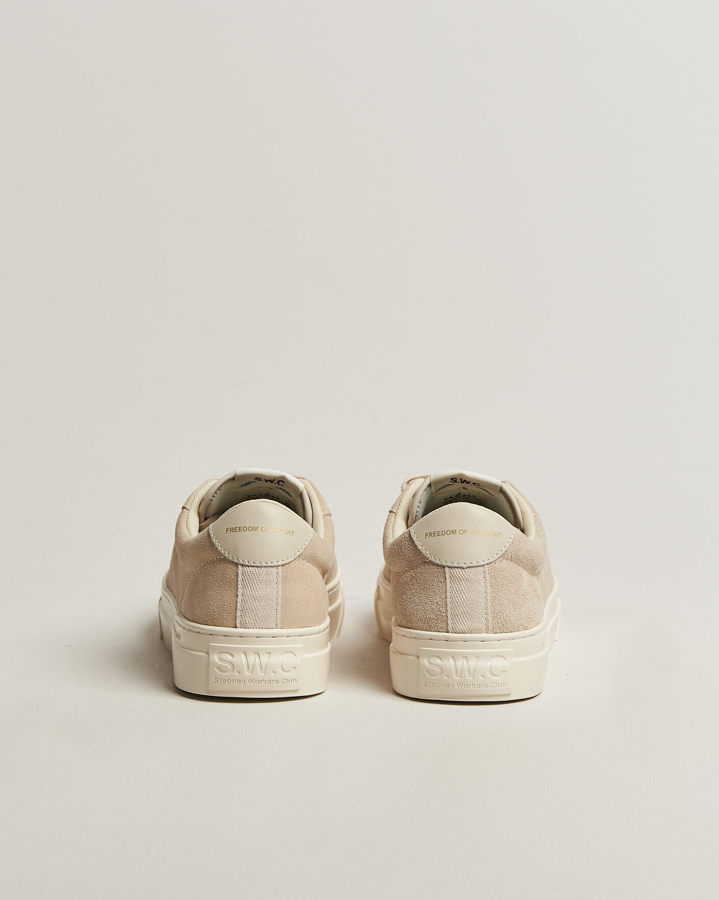 Uomini | Sneakers | Stepney Workers Club | Dellow 02 Cupsole Suede Sneaker Oat