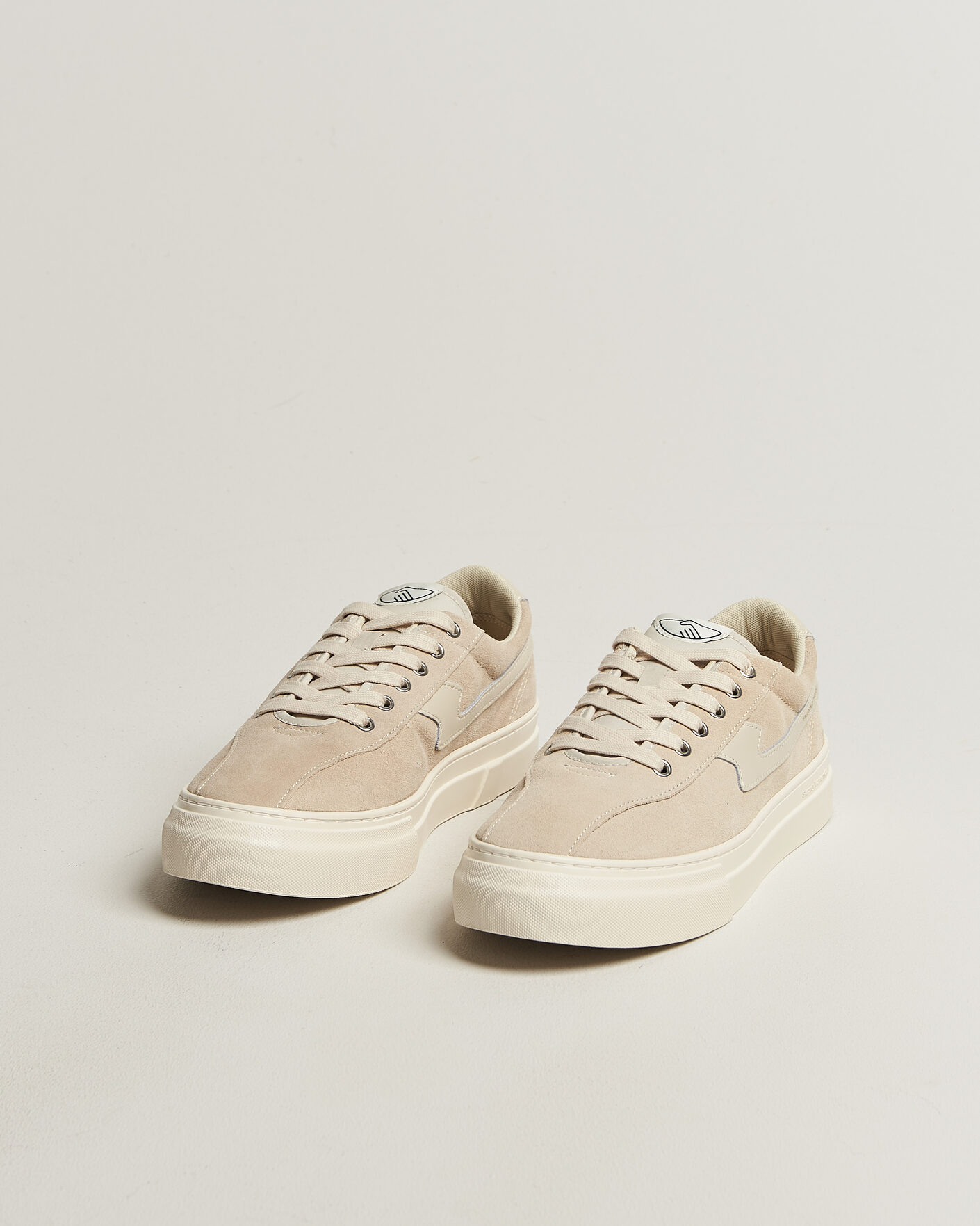 Uomini | Sneakers | Stepney Workers Club | Dellow S-Strike Cupsole Suede Sneaker Oat