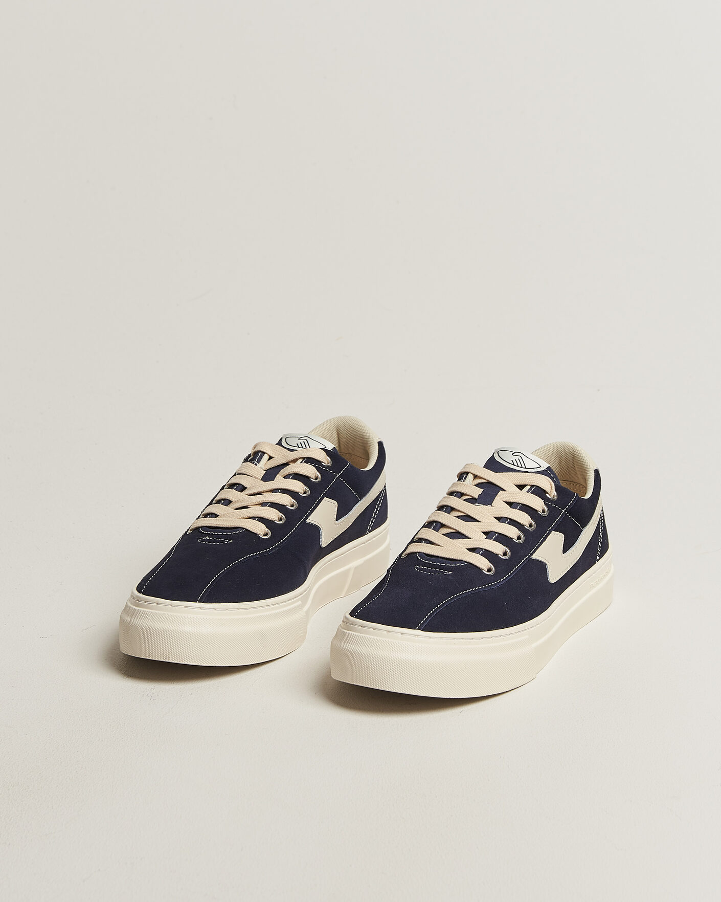 Uomini | Sneakers | Stepney Workers Club | Dellow S-Strike Cupsole Suede Sneaker Navy