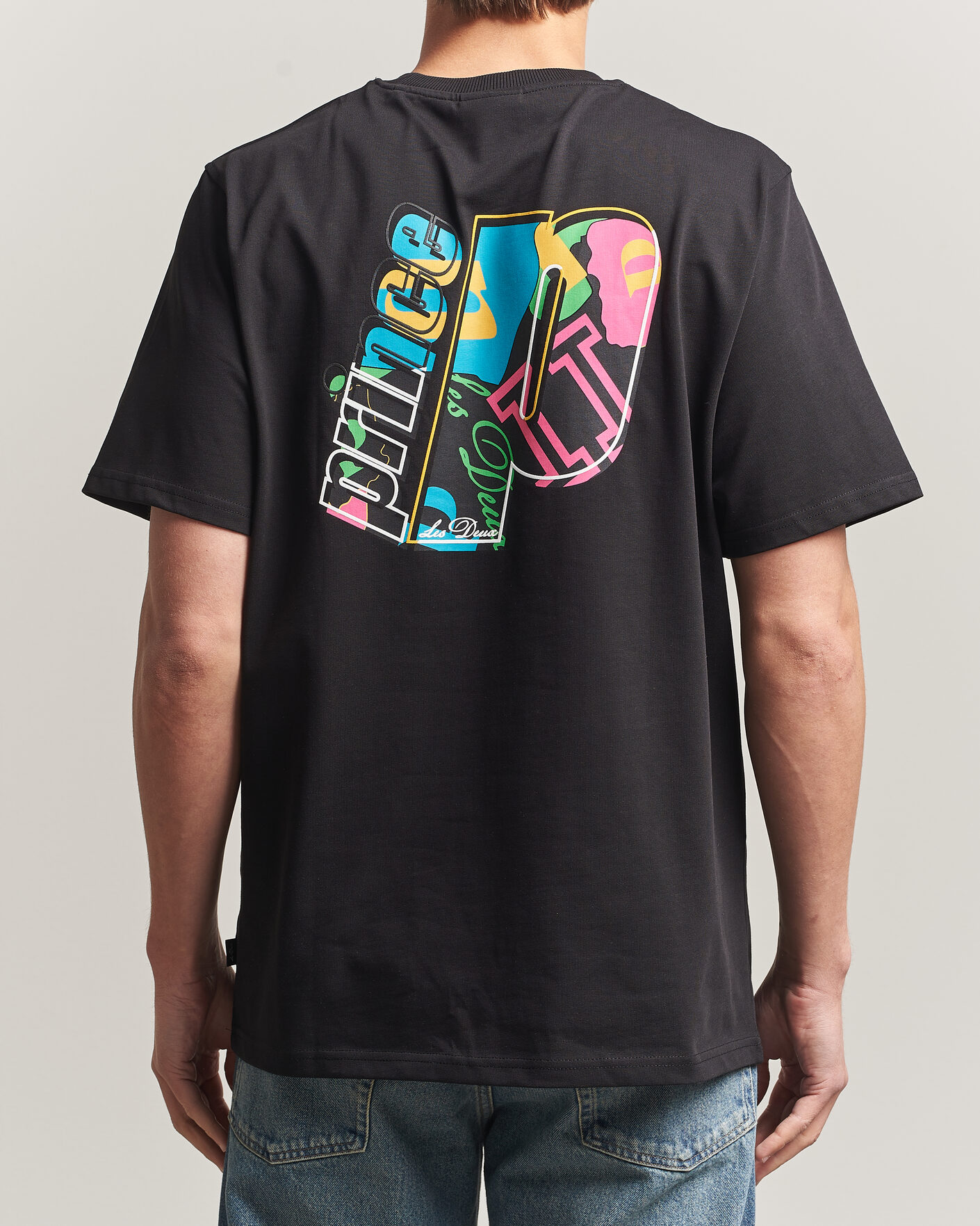 Uomini | T-shirt | LES DEUX | Prince P T-Shirt Black