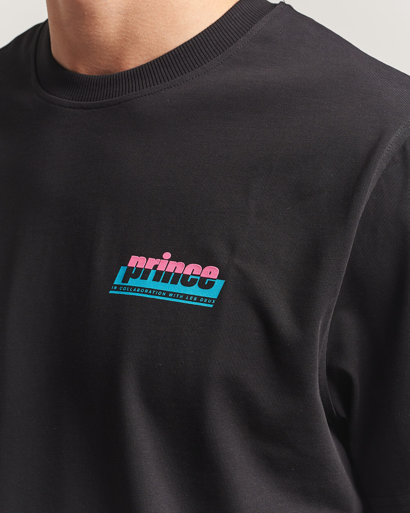 Uomini | T-shirt | LES DEUX | Prince P T-Shirt Black