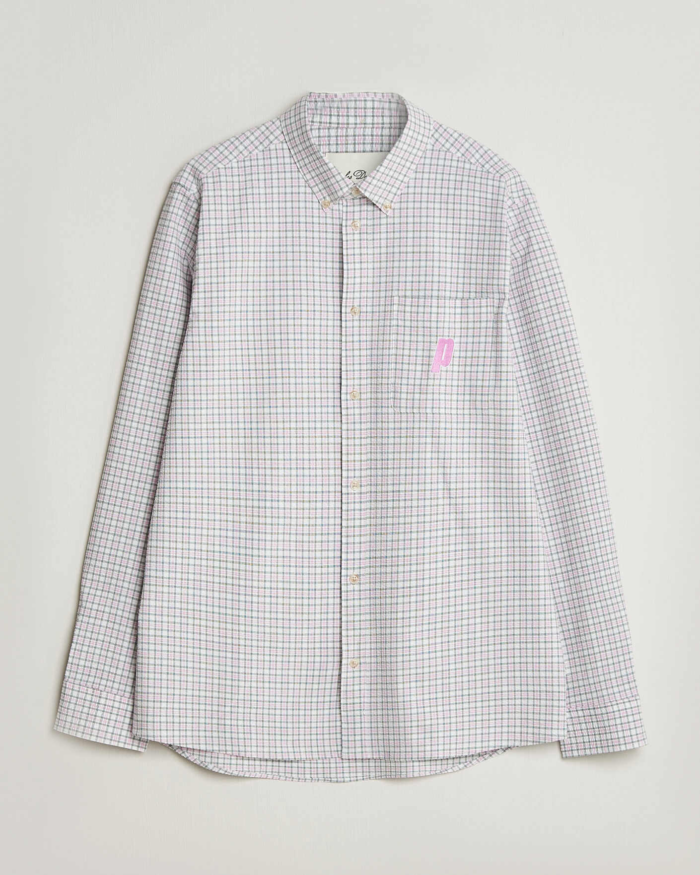 Uomini | Camicie | LES DEUX | Prince Seersucker Check Shirt Ivory