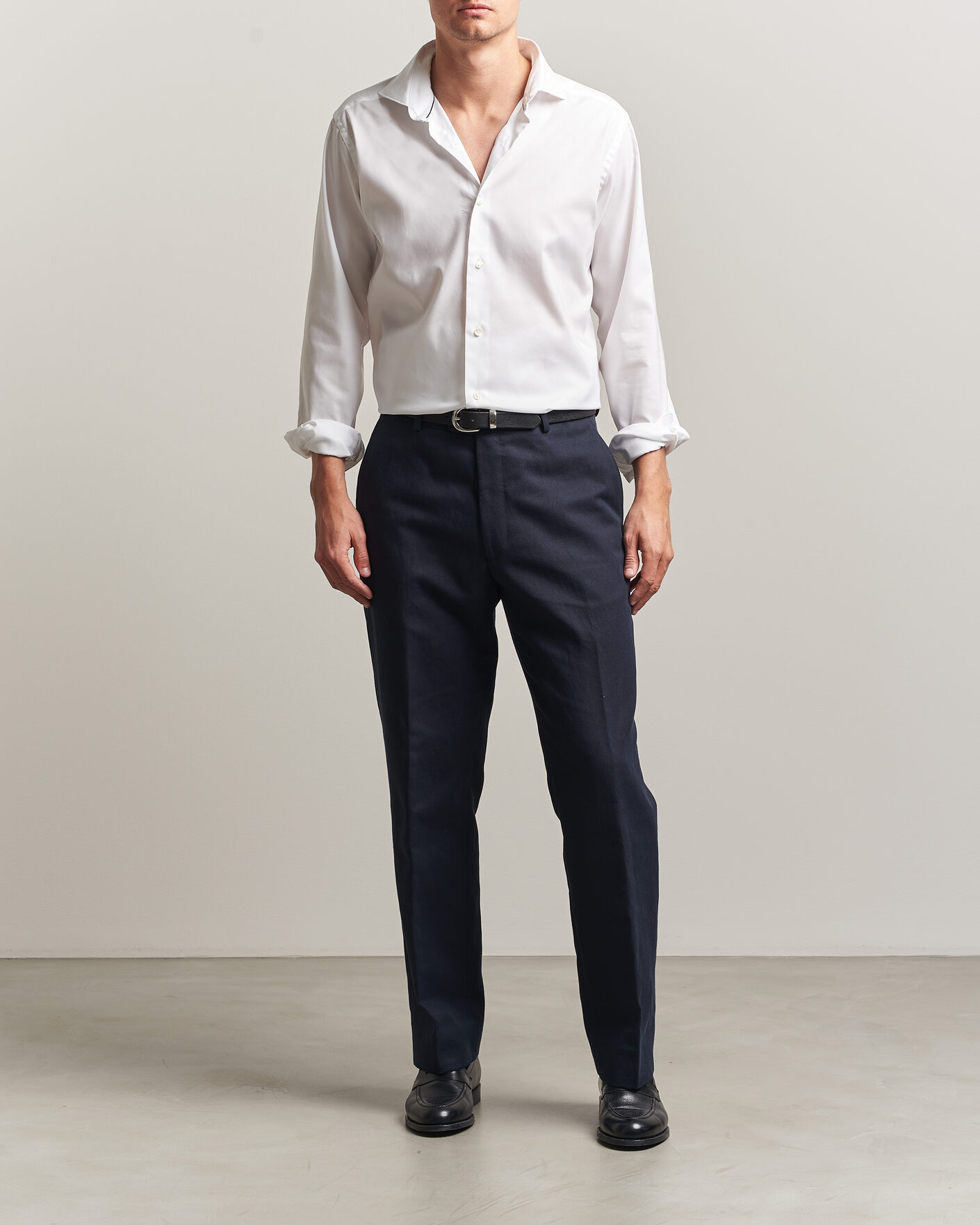 Uomini | Camicie | Eton | Casual Fit Signature Oxford Shirt White
