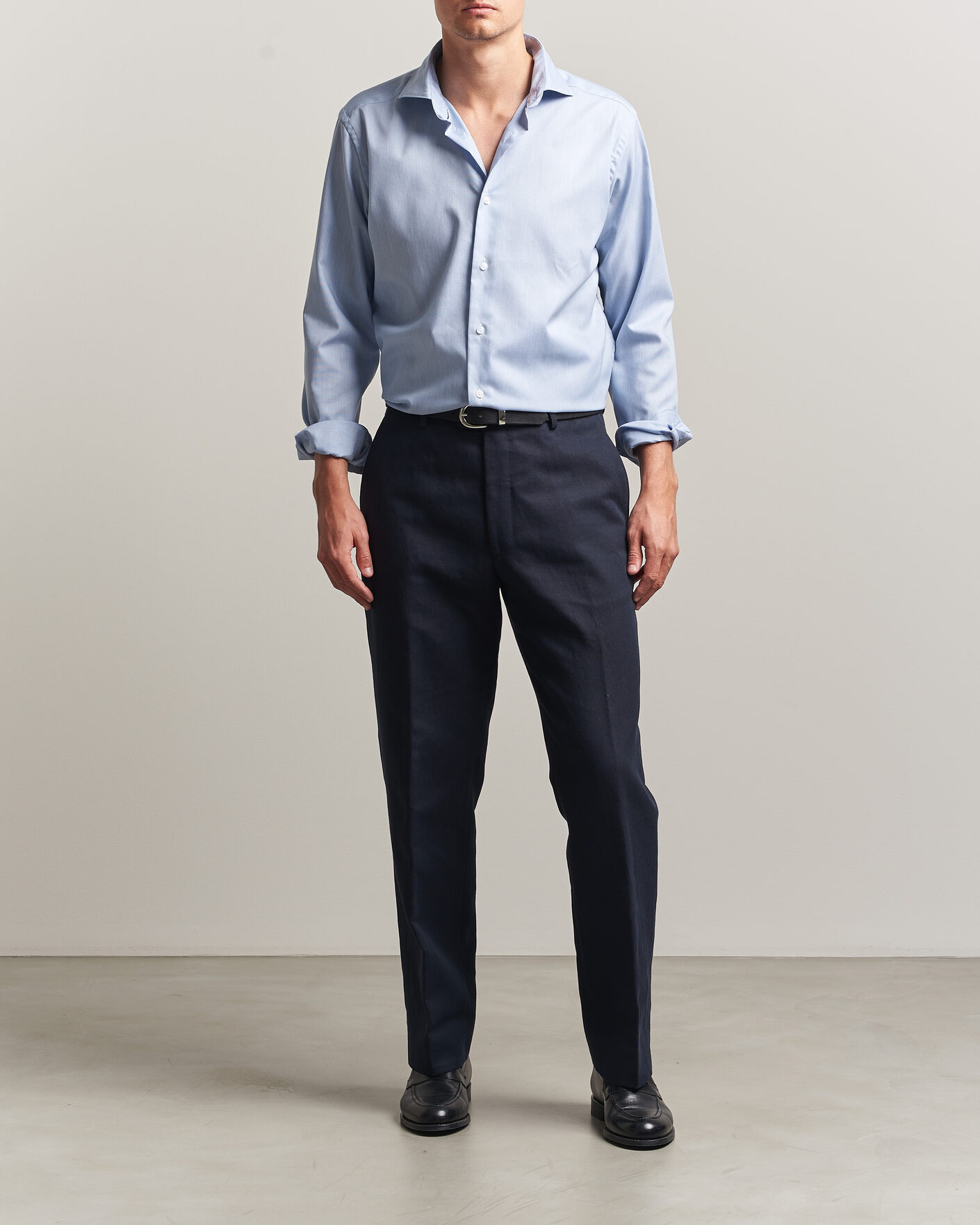 Uomini | Camicie | Eton | Casual Fit Signature Oxford Shirt Light Blue