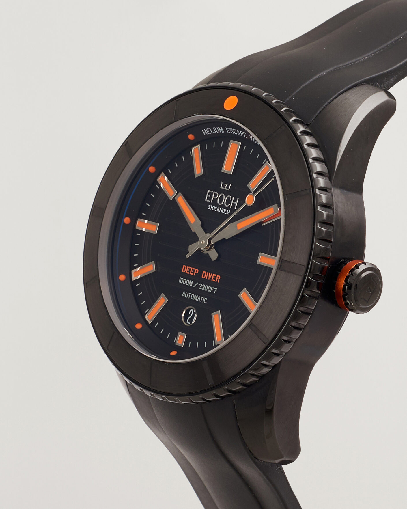 Uomini | Pre-Owned & Vintage Watches | Epoch Pre-Owned | Deep Diver DLC Orange LE 