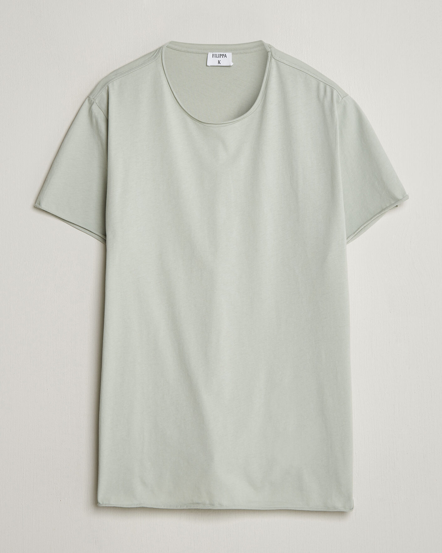 Uomini | T-shirt | Filippa K | Roll Neck Crew Neck T-Shirt Silver Grey