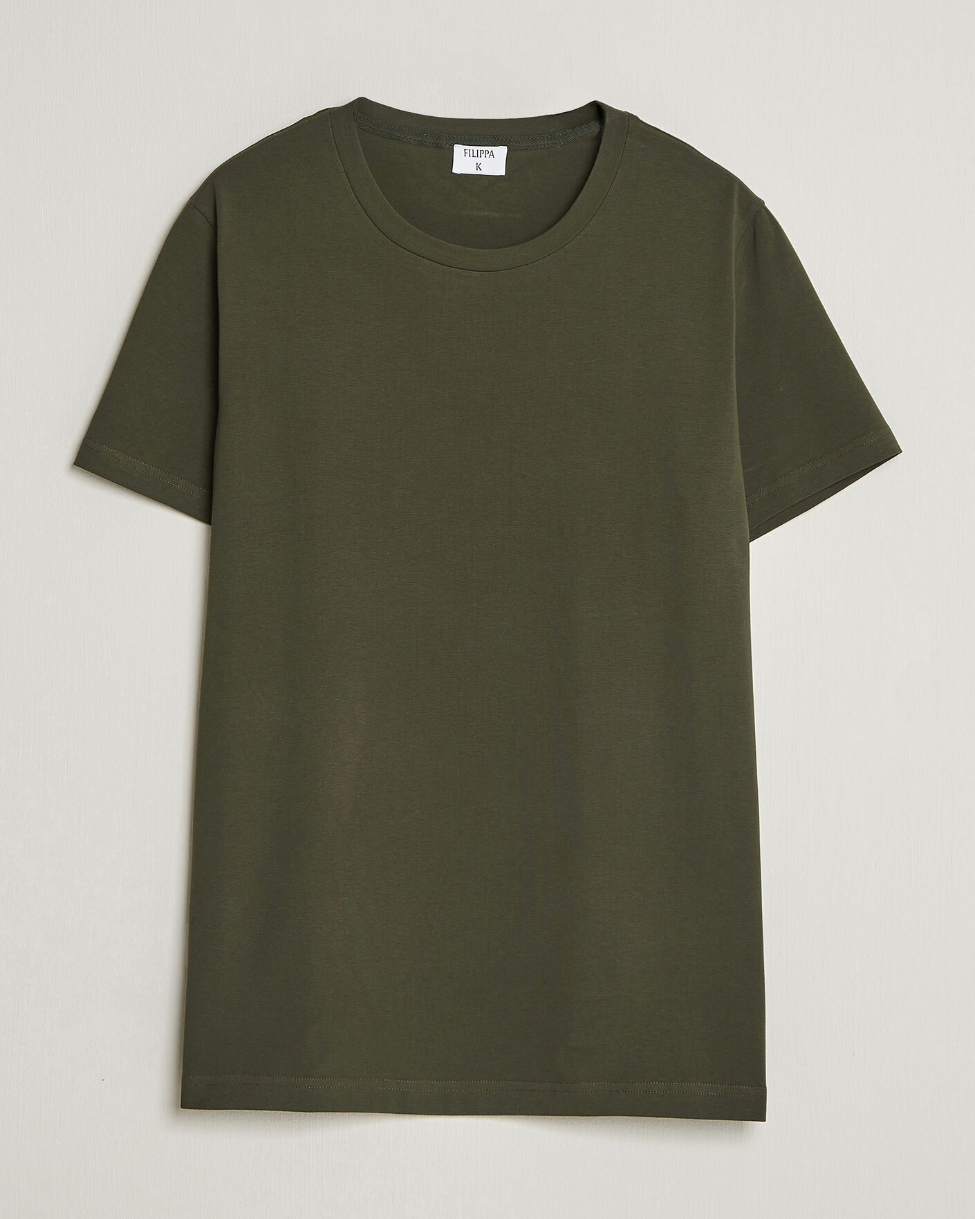 Uomini | T-shirt | Filippa K | Soft Lycra T-Shirt Midnight Olive