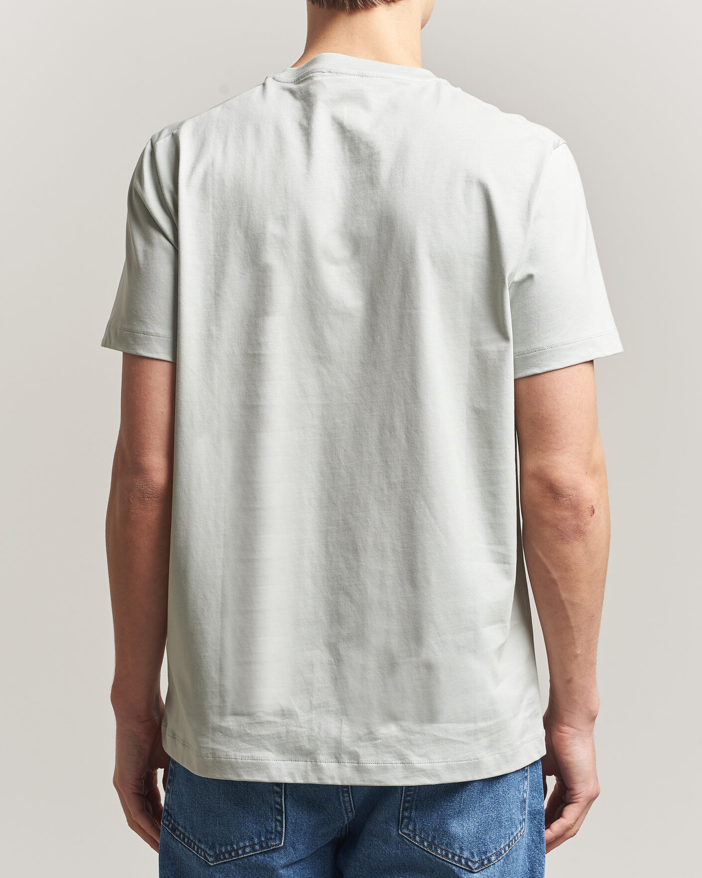 Uomini | T-shirt | Filippa K | Filip Crew Neck T-Shirt Silver Grey