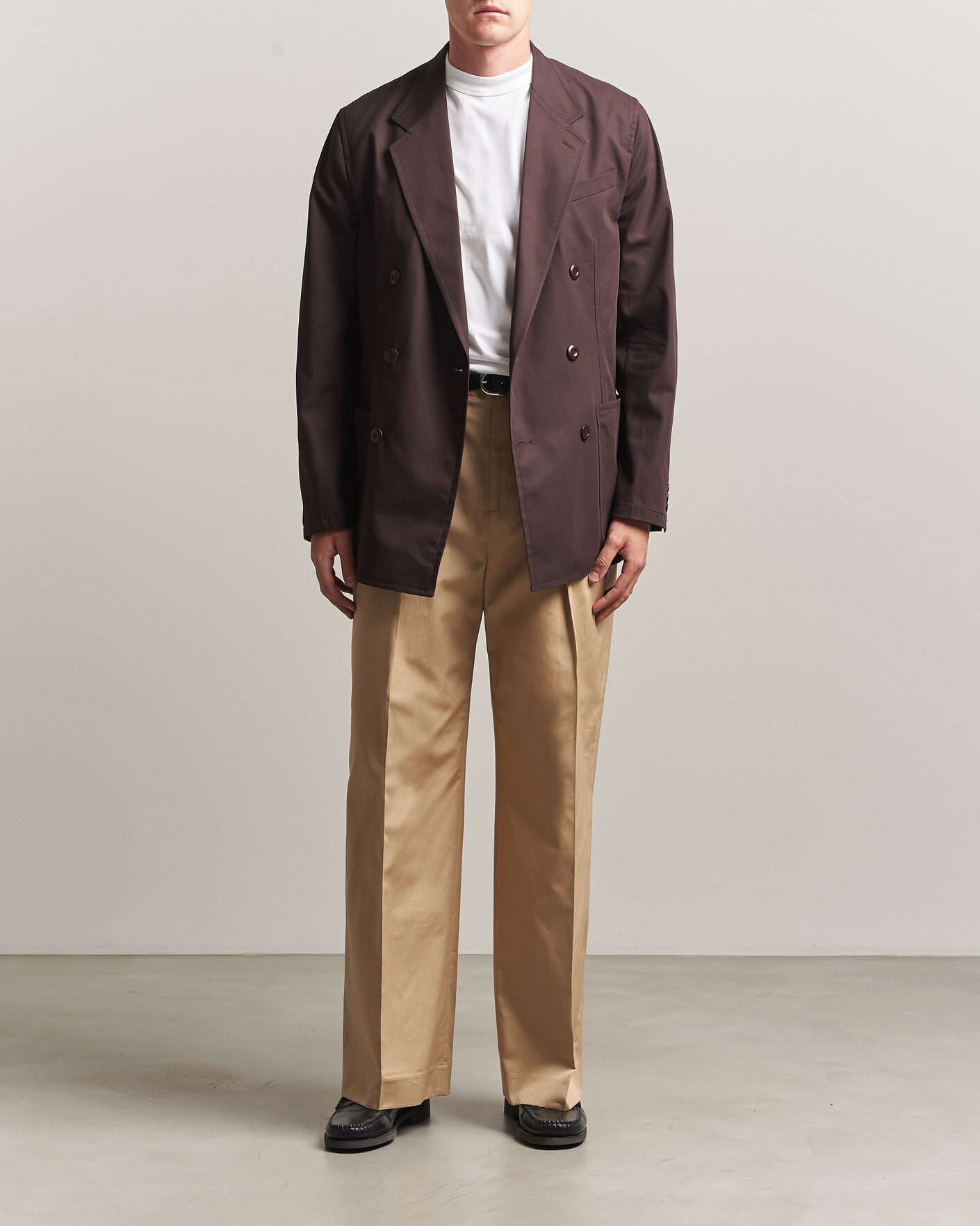 Uomini | Pantaloni | Filippa K | Milo Cotton Trousers Canvas Beige