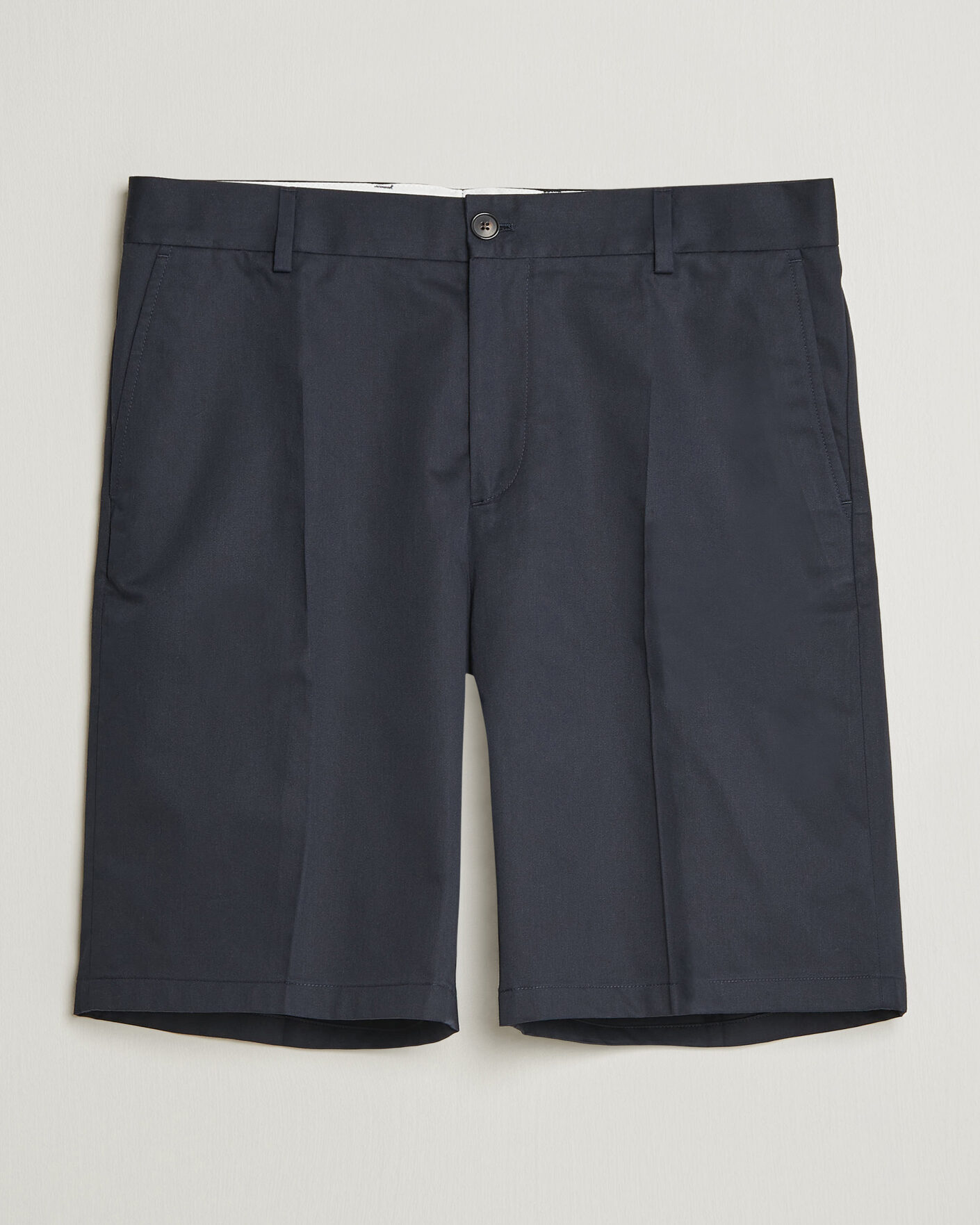 Uomini | Pantaloncini | Filippa K | Tailored Cotton Chino Shorts Navy