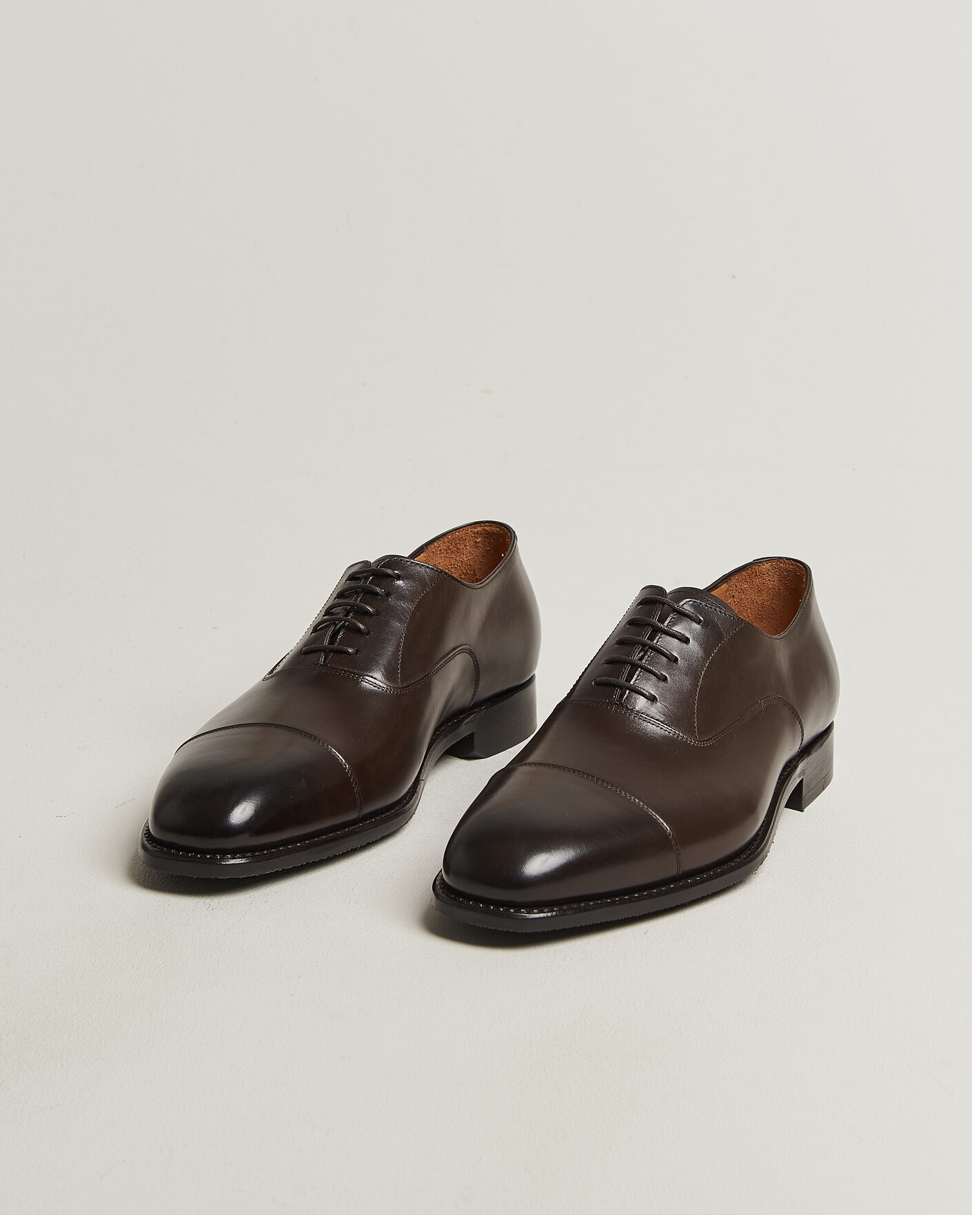Uomini | Scarpe Oxford | Myrqvist | Äppelviken II Oxford Dark Brown Calf