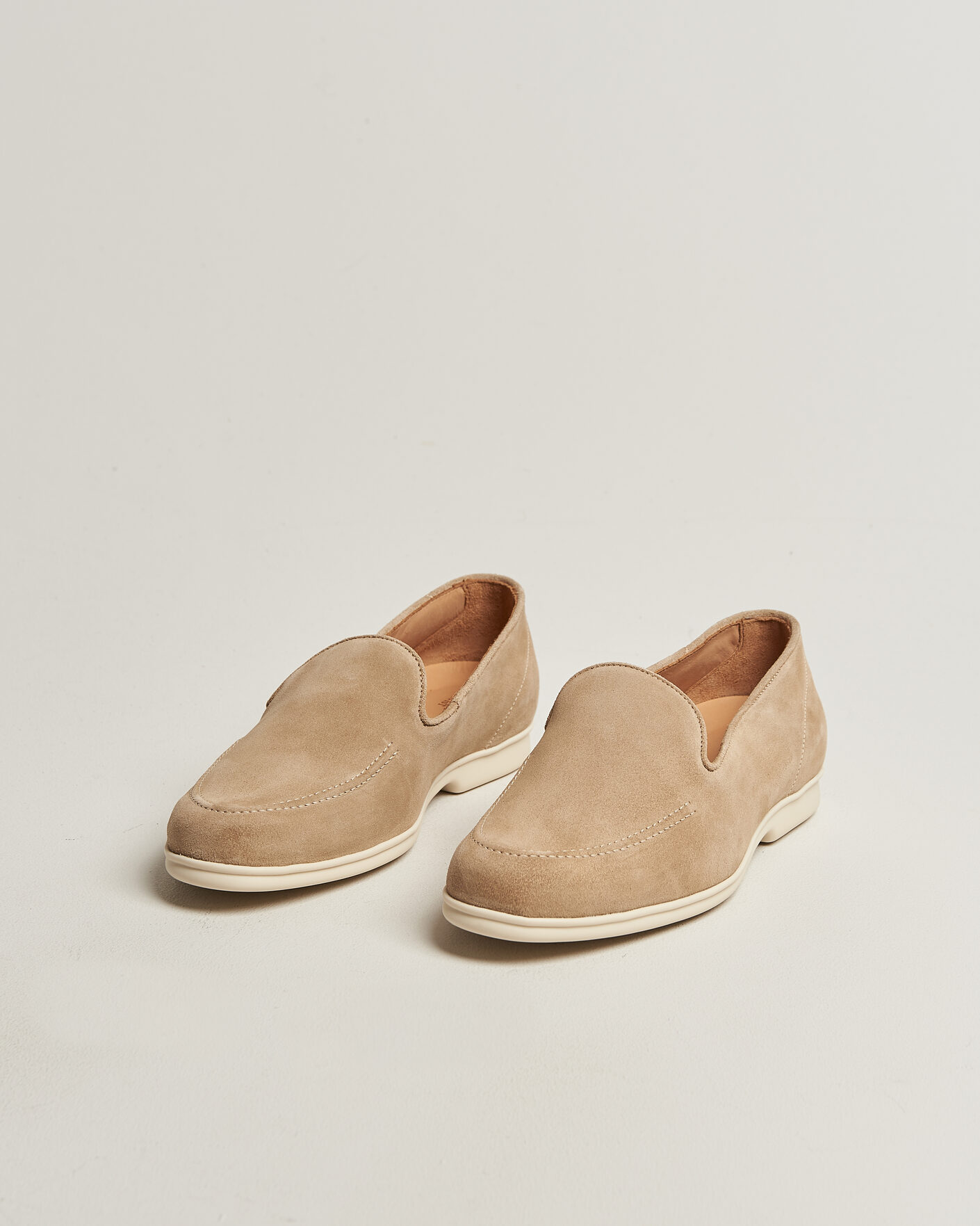Uomini | Mocassini | Myrqvist | Brännö II Loafers Sand Suede