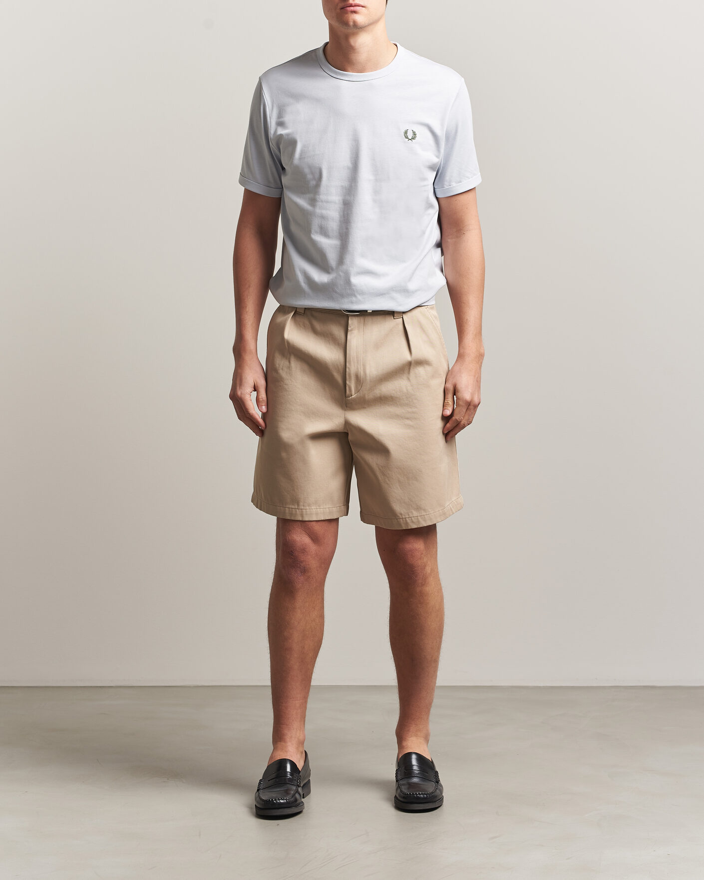 Uomini | T-shirt | Fred Perry | Ringer T-Shirt Dusky Blue