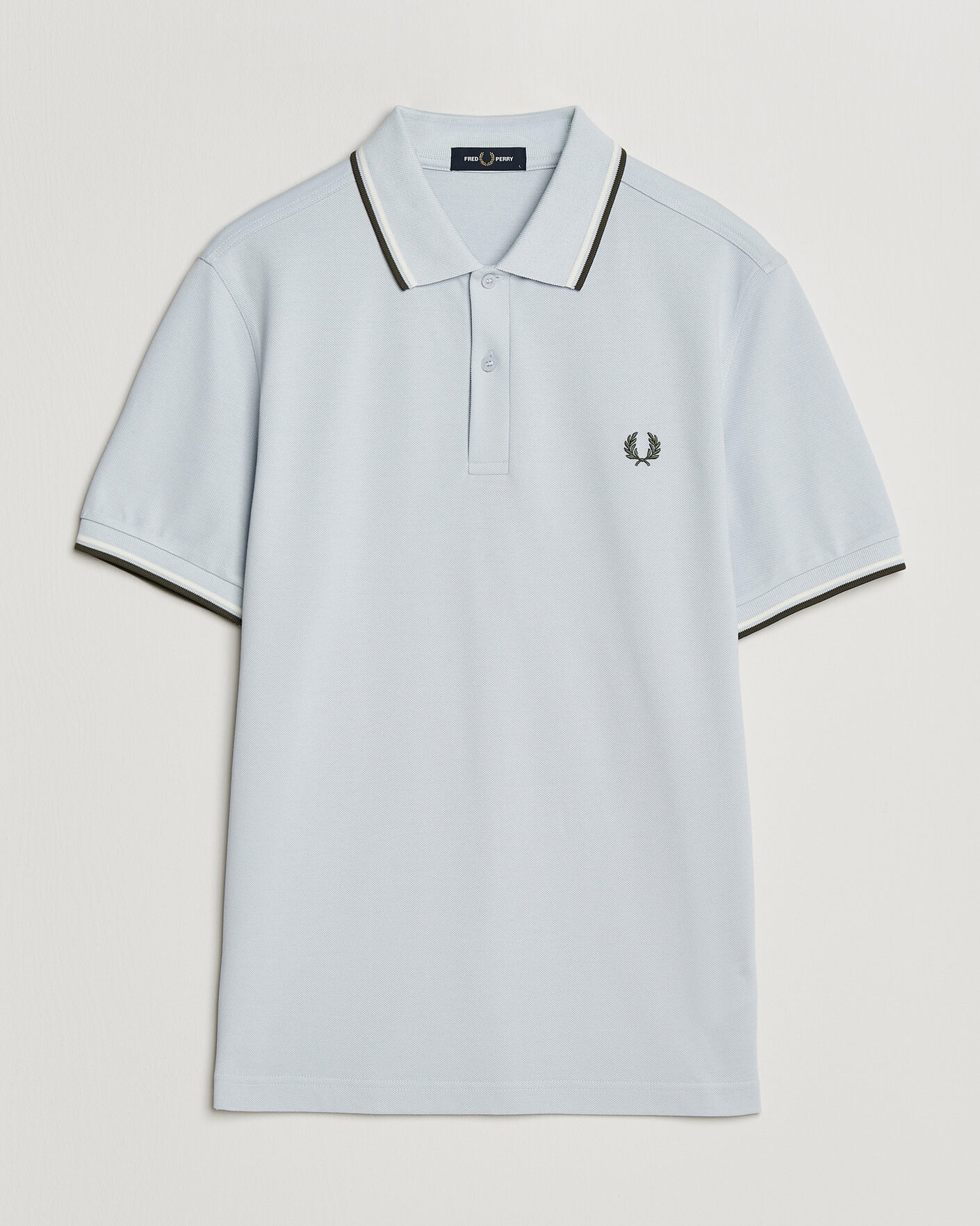 Uomini | Polo | Fred Perry | Twin Tipped Polo Shirt Dusky Blue