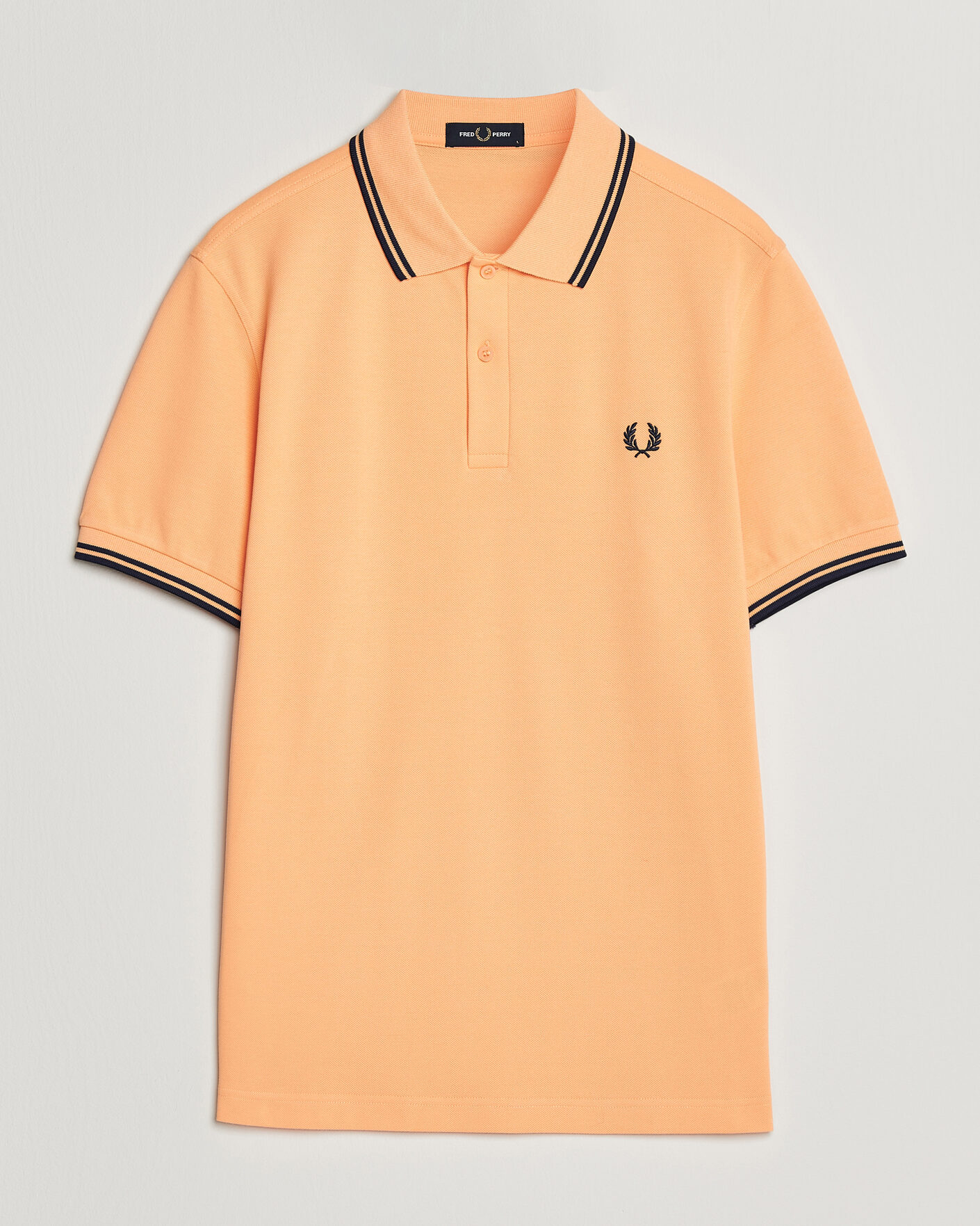 Uomini | Polo | Fred Perry | Twin Tipped Polo Shirt Peach
