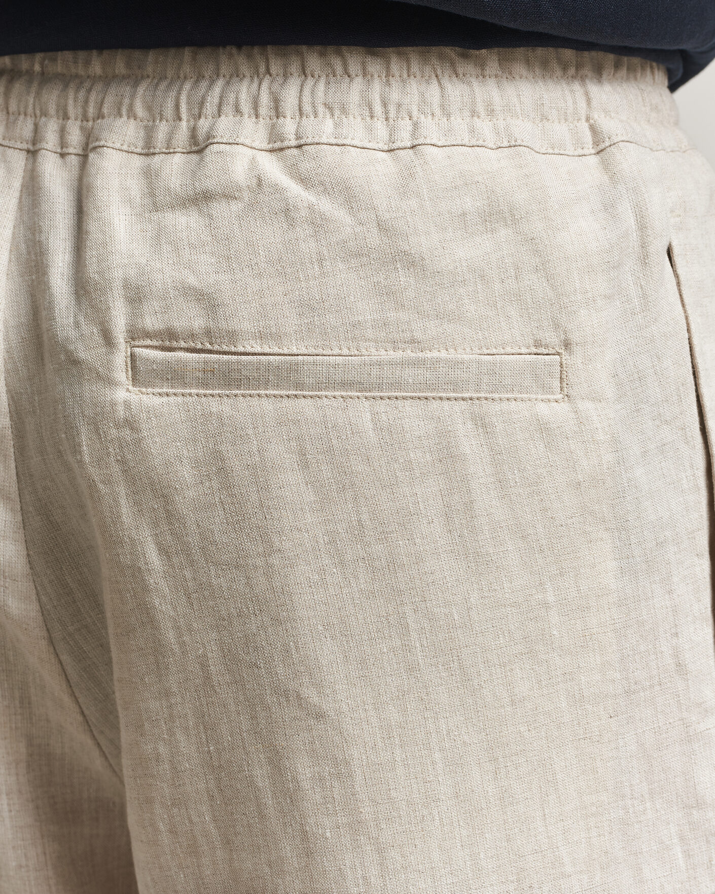 Uomini | Pantaloni | J.Lindeberg | Noah Drape Linen Pants Moonbeam