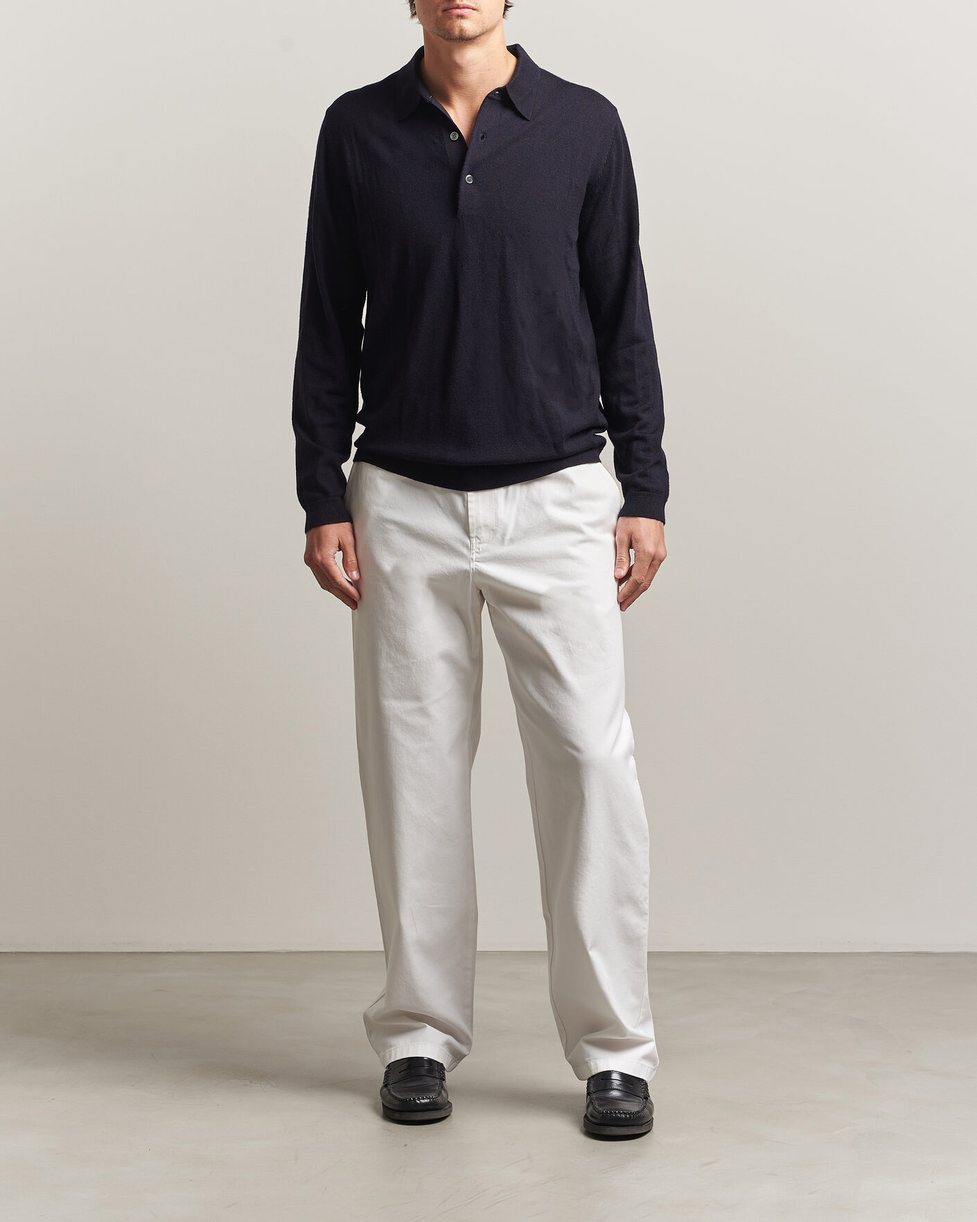 Uomini | Pantaloni | J.Lindeberg | Devyn Cotton Twill Pants White