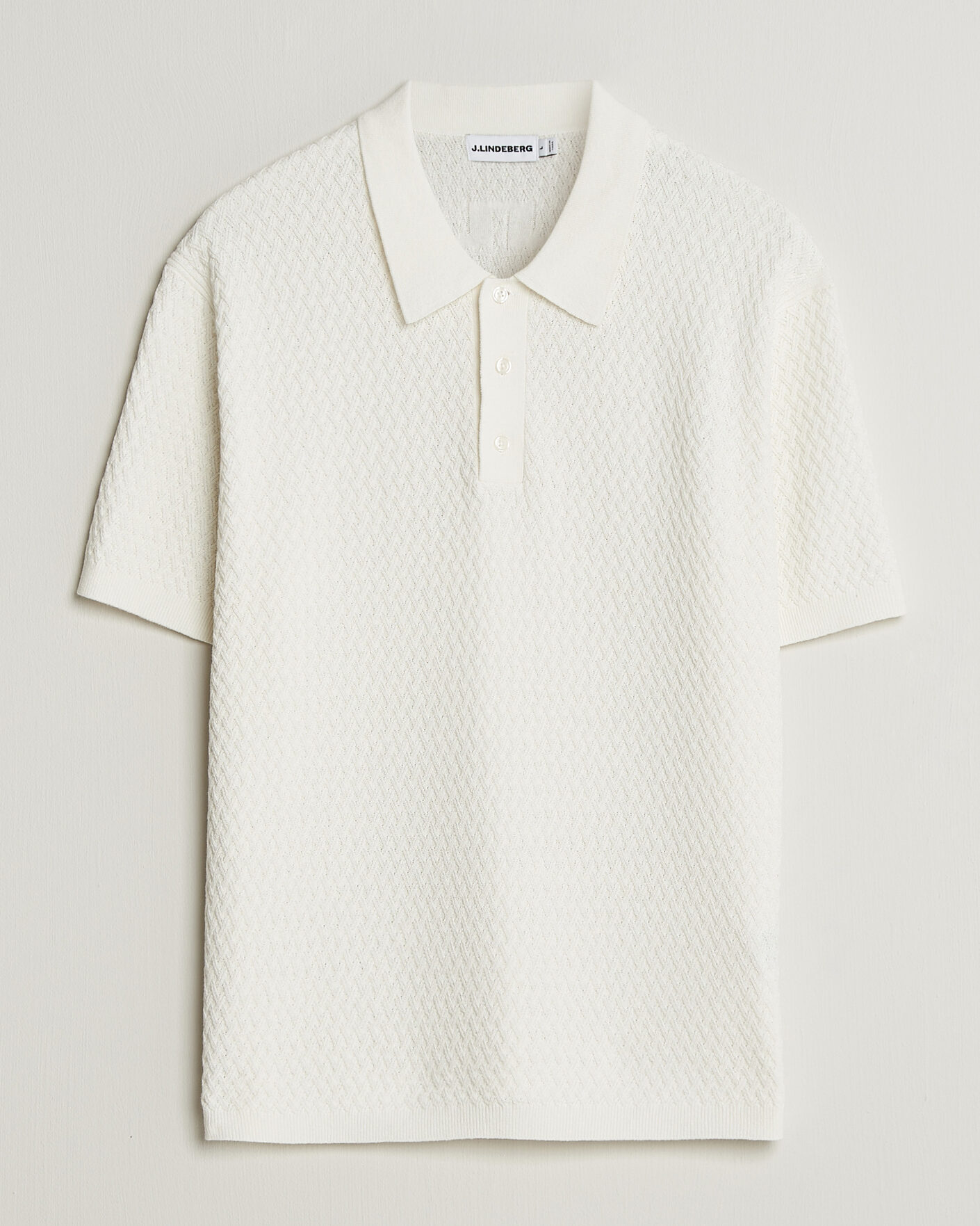 Uomini | Polo | J.Lindeberg | Jacques Structured Knitted Polo Tofu