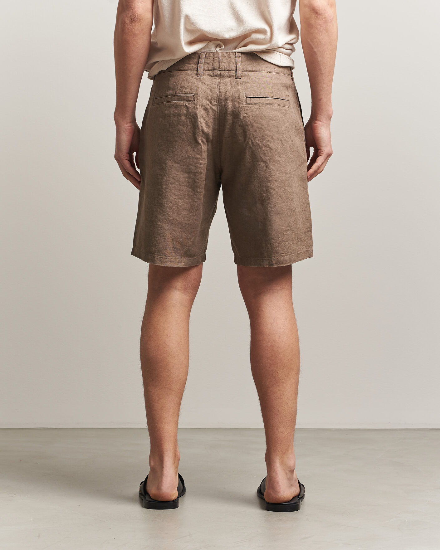 Uomini | Pantaloncini | NN07 | Aden Linen Shorts Clay Mirage