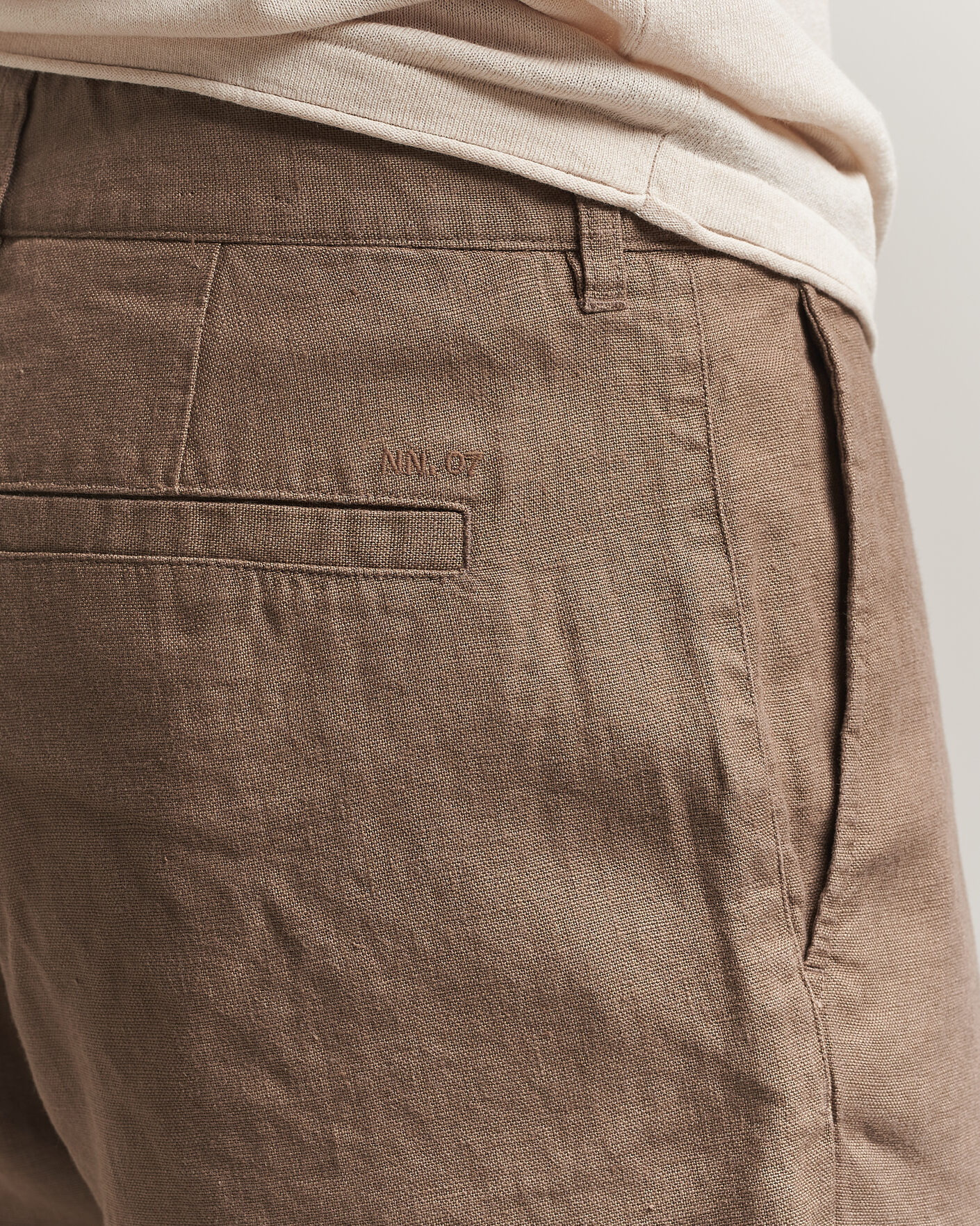 Uomini | Pantaloncini | NN07 | Aden Linen Shorts Clay Mirage