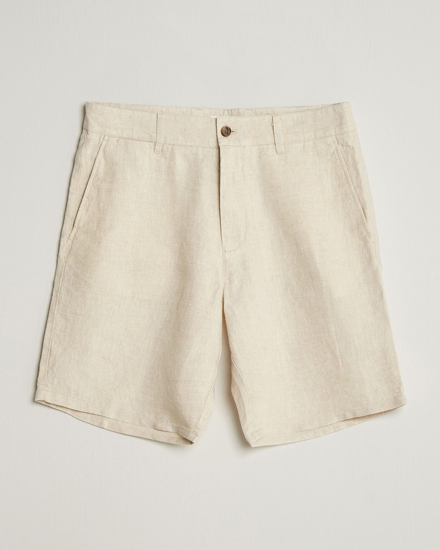 Uomini | Pantaloncini | NN07 | Aden Linen Shorts Oat