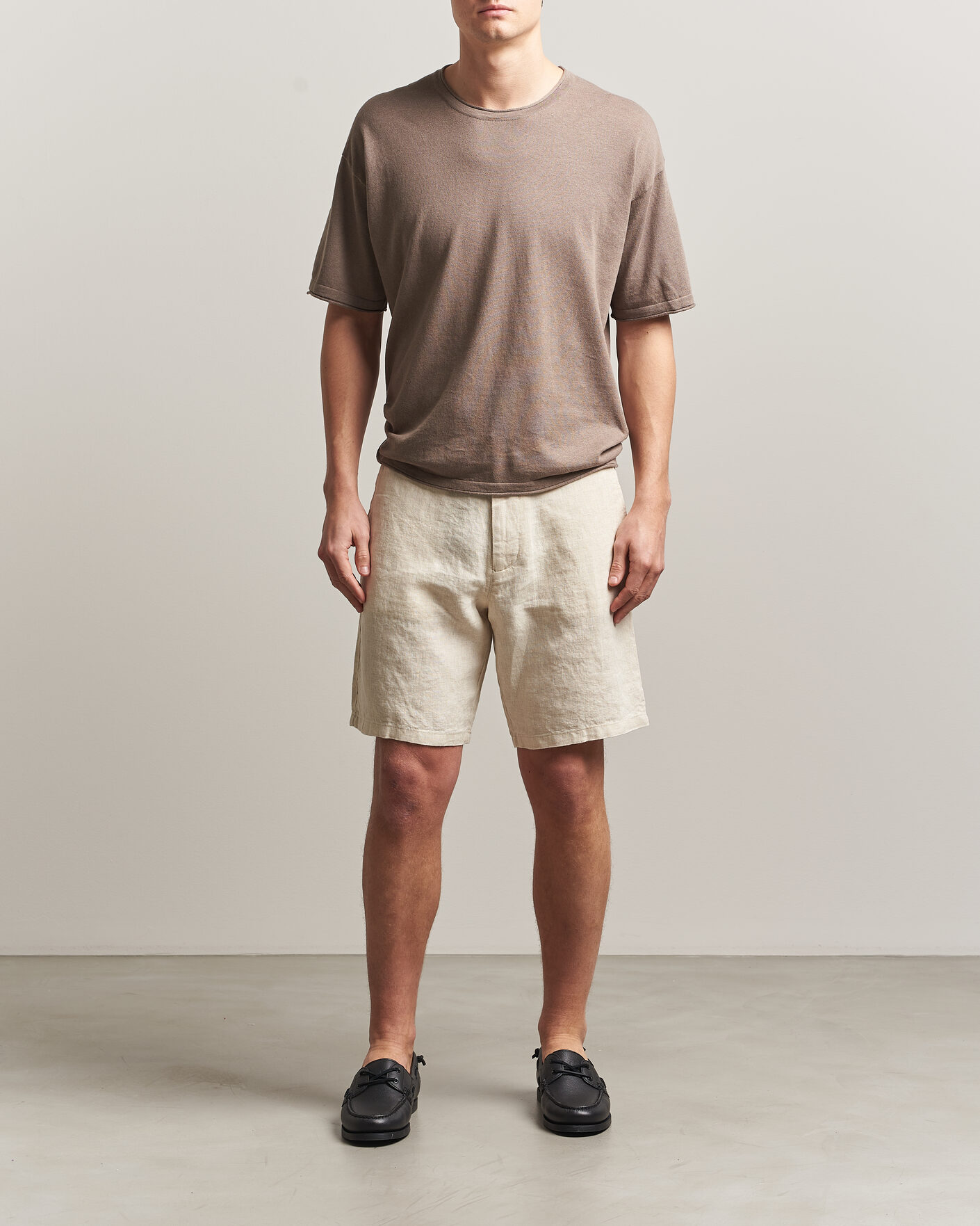 Uomini | Pantaloncini | NN07 | Aden Linen Shorts Oat