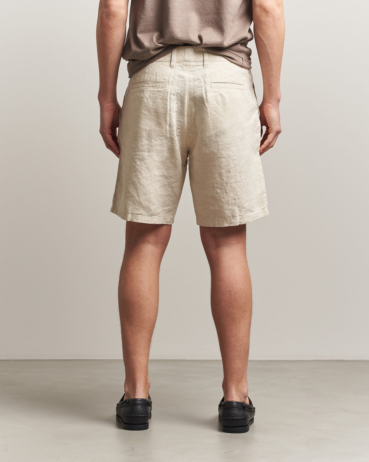 Uomini | Pantaloncini | NN07 | Aden Linen Shorts Oat
