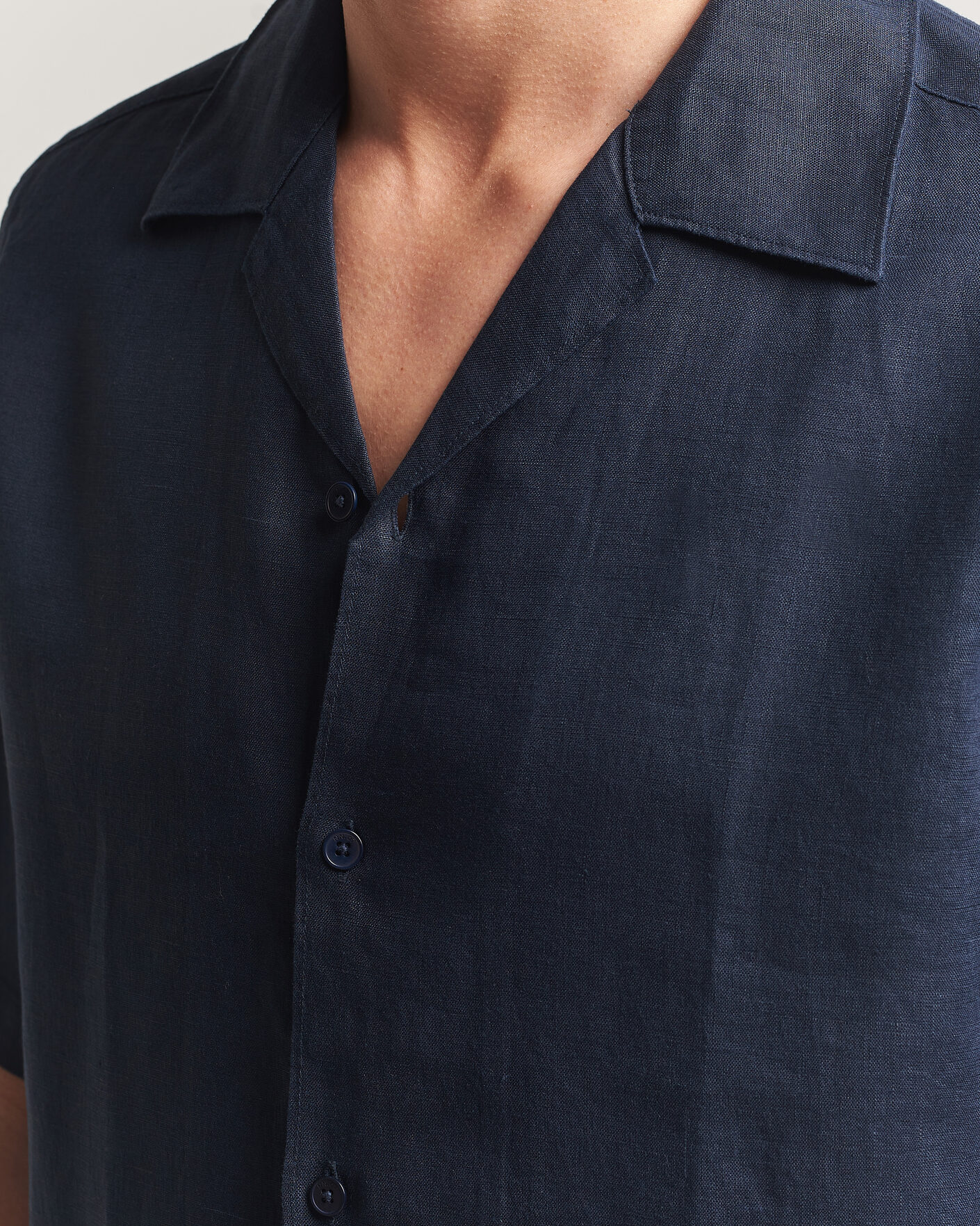 Uomini | Camicie | NN07 | Julio Linen Resort Shirt Navy Blue