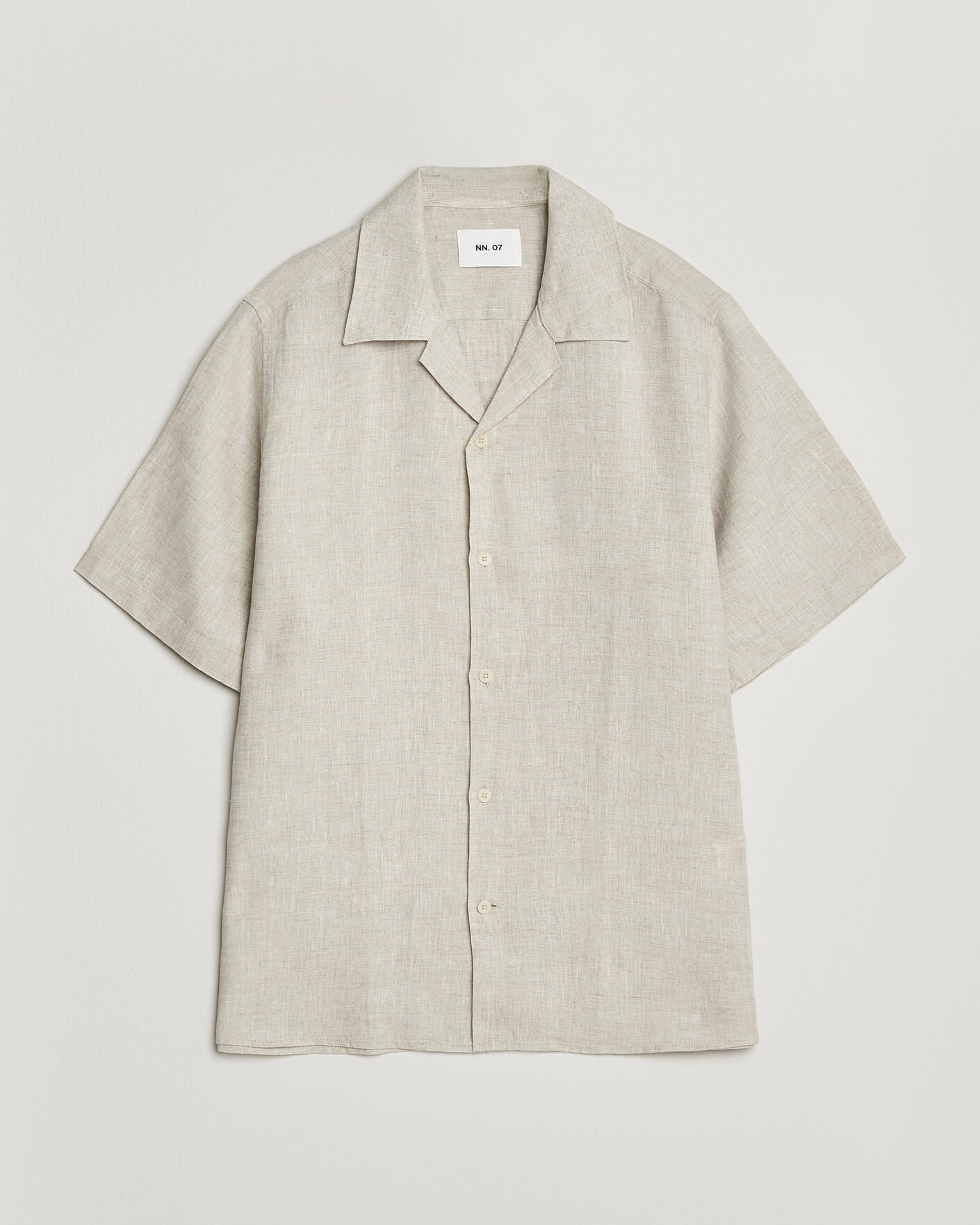 Uomini | Camicie | NN07 | Julio Linen Resort Shirt Oat