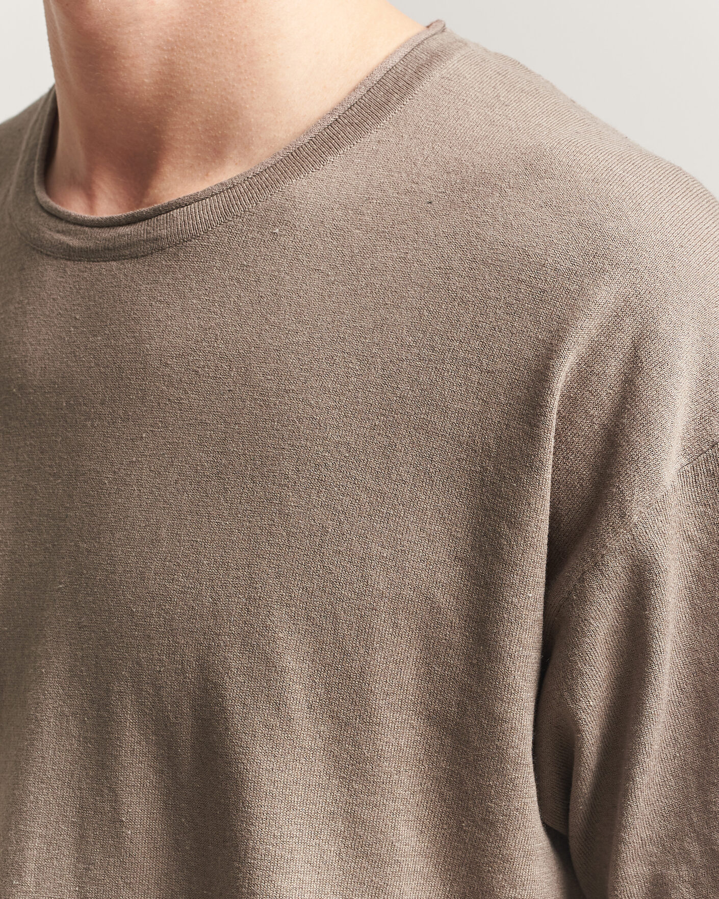 Uomini | T-shirt | NN07 | Ryan Cotton/Linen T-Shirt Clay Mirage