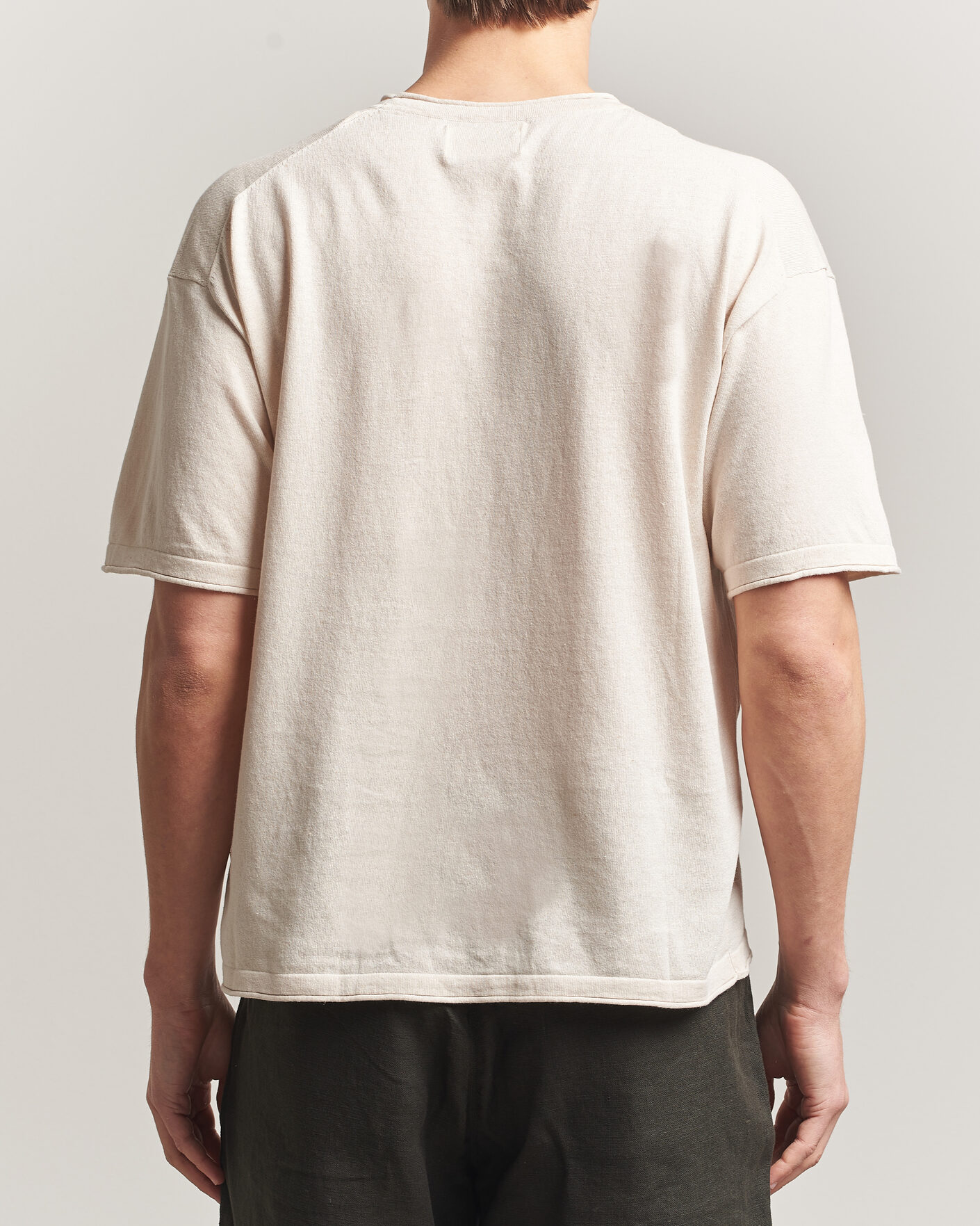 Uomini | T-shirt | NN07 | Ryan Cotton/Linen T-Shirt Oat