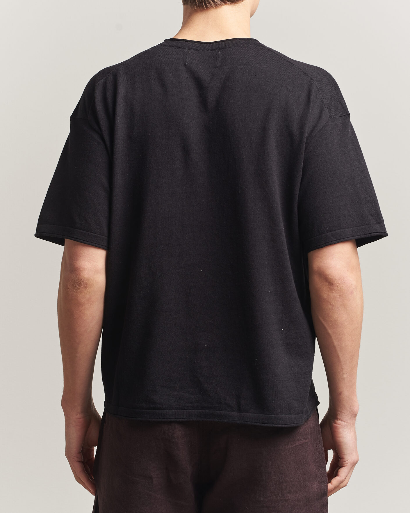 Uomini | T-shirt | NN07 | Ryan Cotton/Linen T-Shirt Black