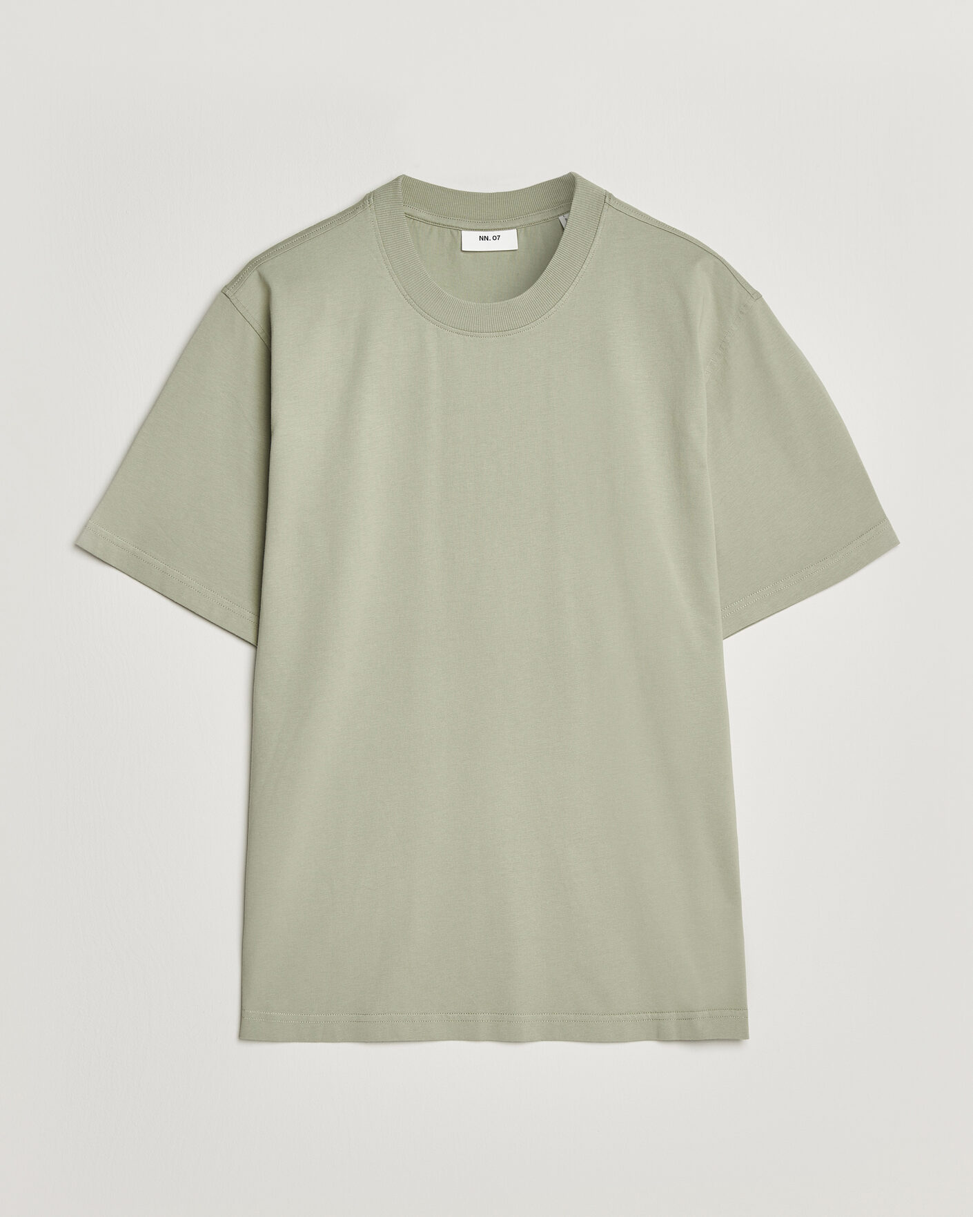 Uomini | T-shirt | NN07 | Adam Crew Neck T-Shirt Sage Green