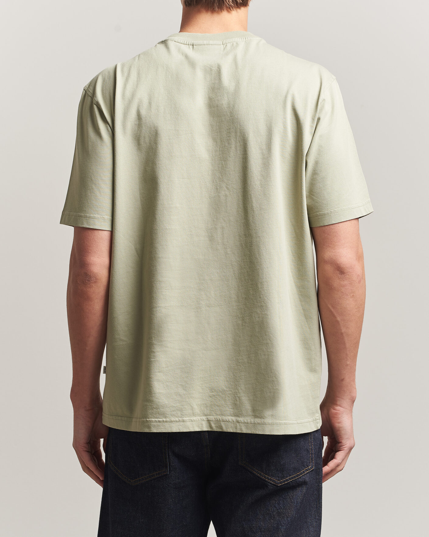 Uomini | T-shirt | NN07 | Adam Crew Neck T-Shirt Sage Green