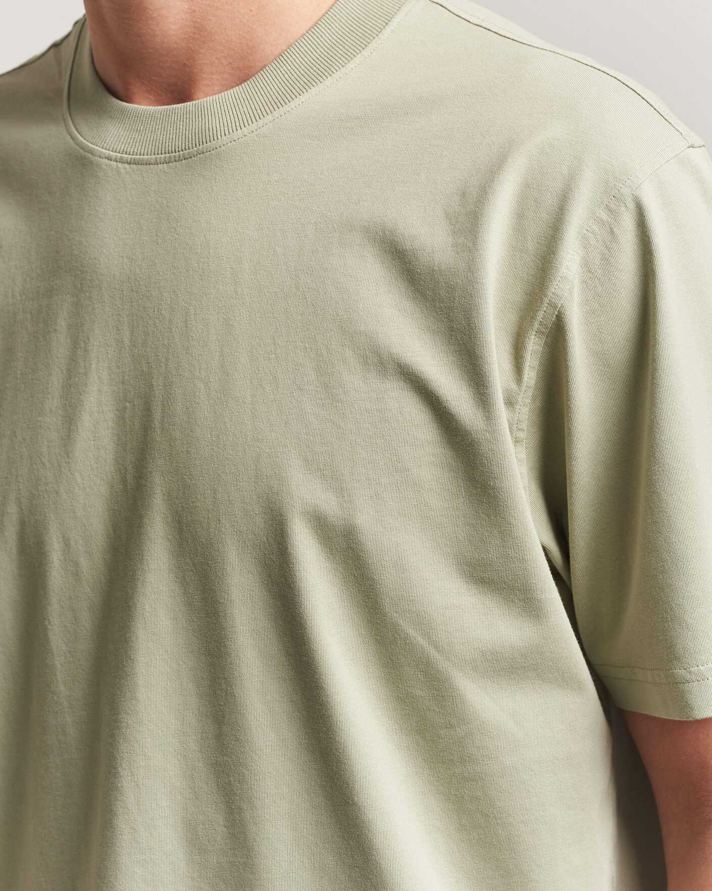 Uomini | T-shirt | NN07 | Adam Crew Neck T-Shirt Sage Green