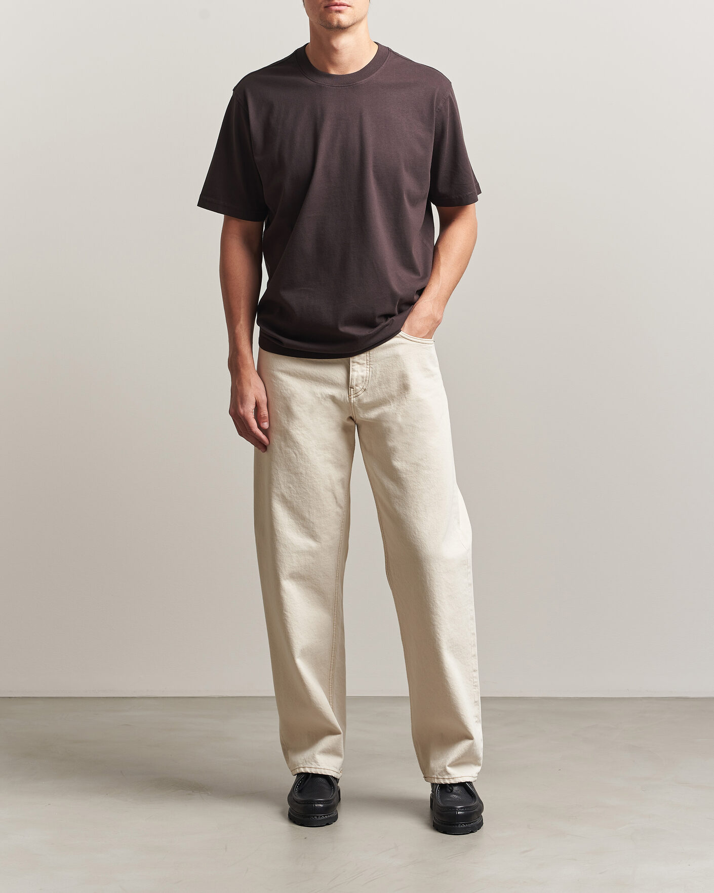 Uomini | T-shirt | NN07 | Adam Crew Neck T-Shirt Dusky Port