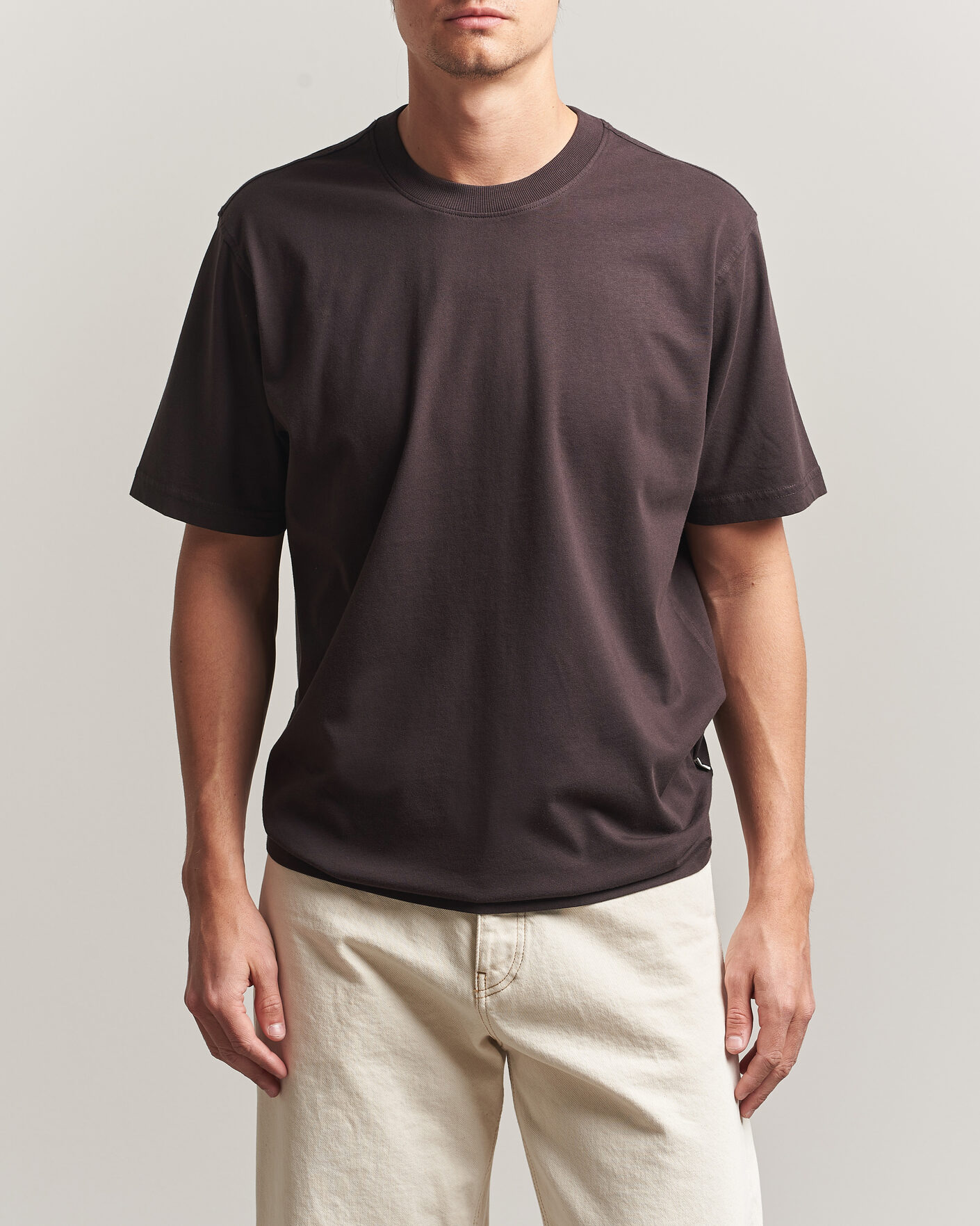 Uomini | T-shirt | NN07 | Adam Crew Neck T-Shirt Dusky Port
