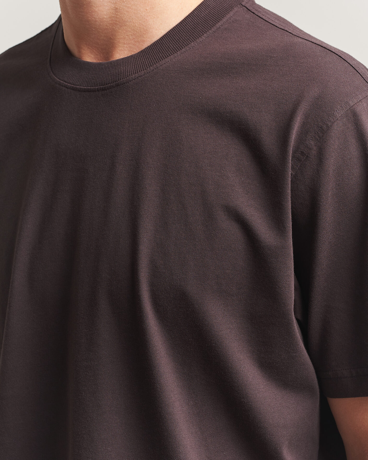 Uomini | T-shirt | NN07 | Adam Crew Neck T-Shirt Dusky Port