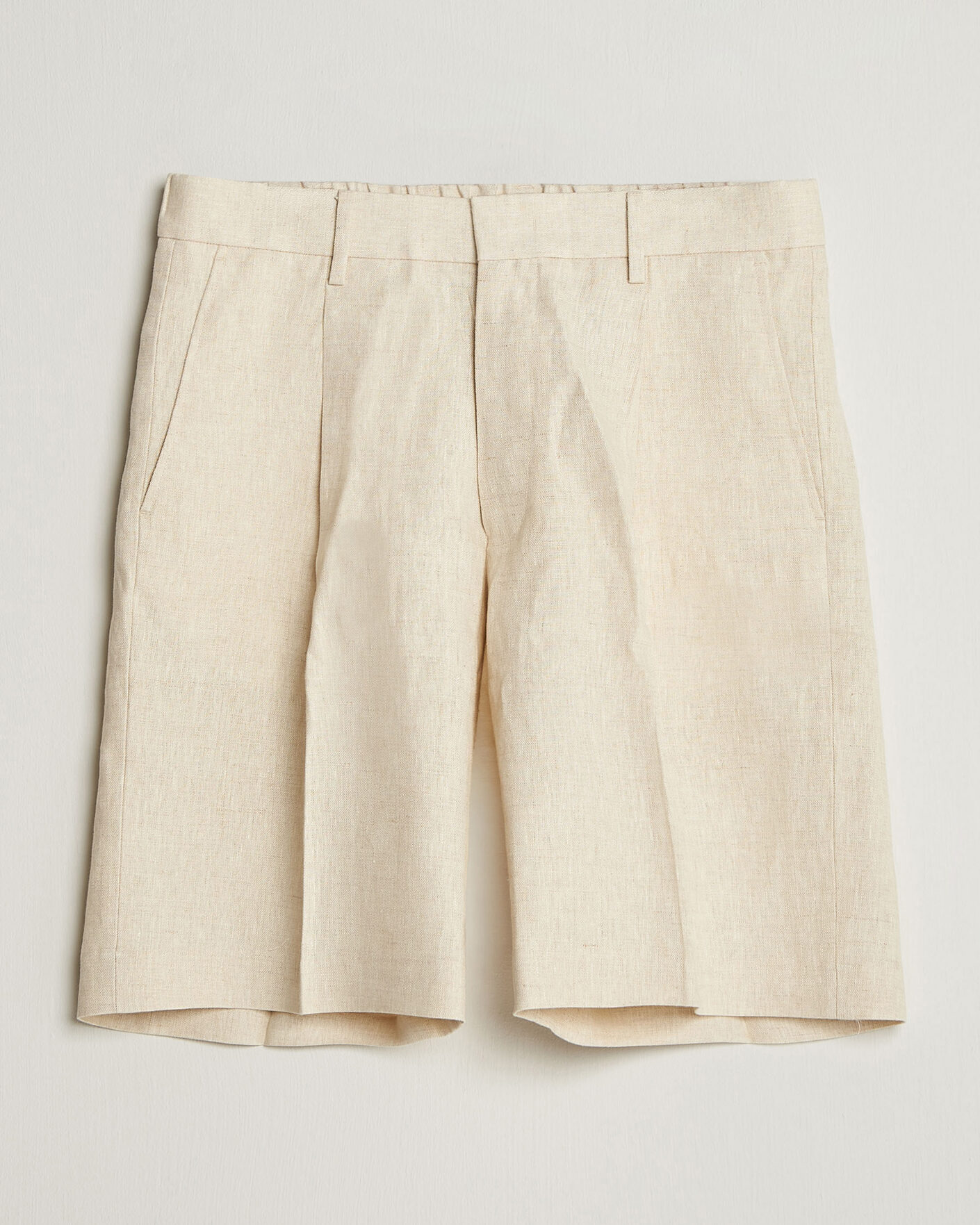 Uomini | Pantaloncini | NN07 | Kay Relaxed Fit Linen Drawstring Shorts Oat