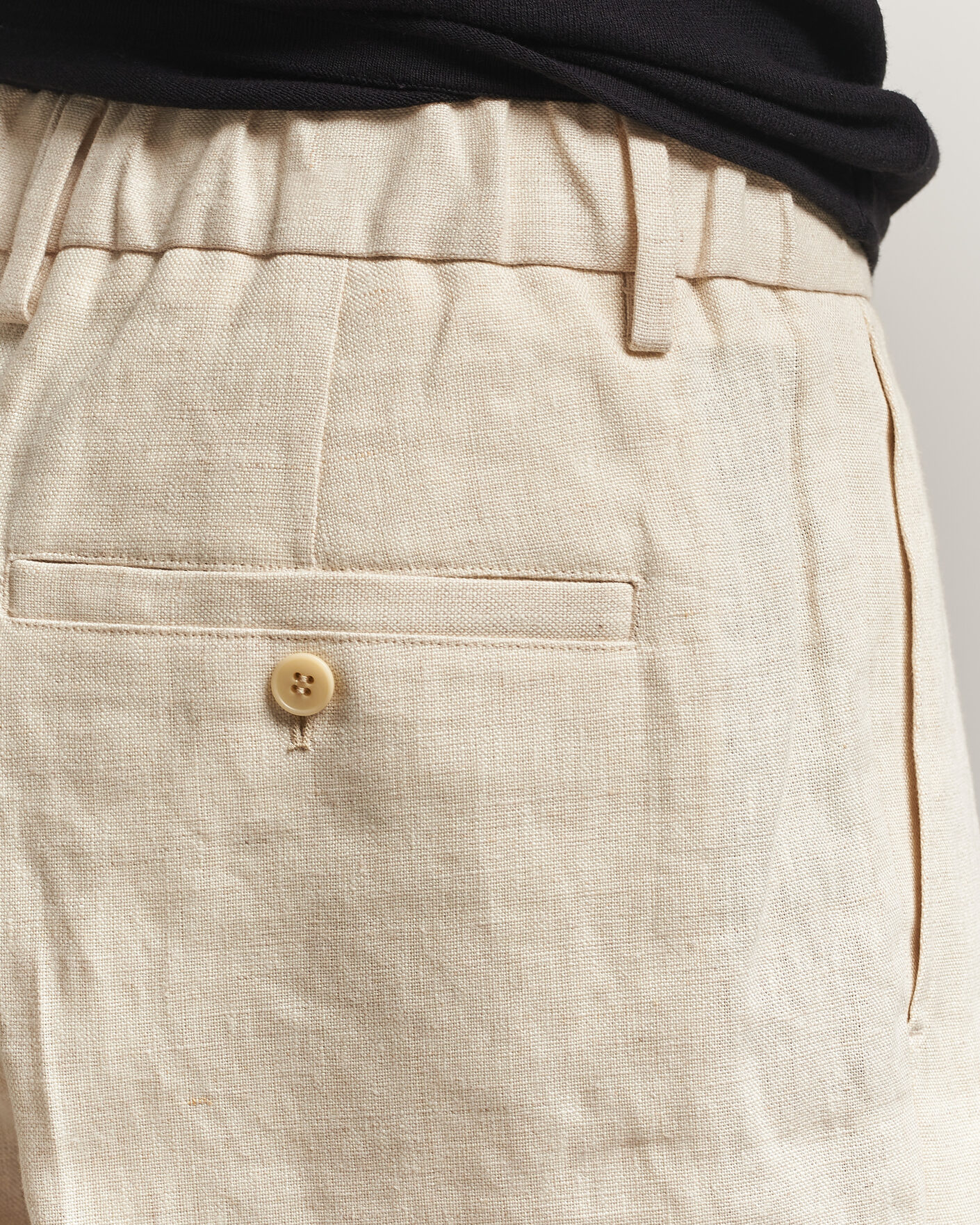 Uomini | Pantaloncini | NN07 | Kay Relaxed Fit Linen Drawstring Shorts Oat