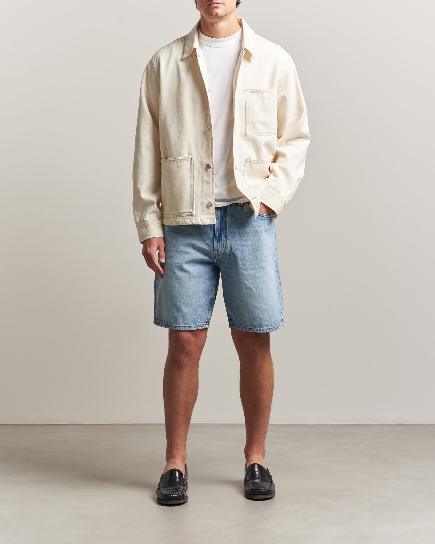 Uomini | Pantaloncini | NN07 | Otis Denim Shorts Light Blue Washed